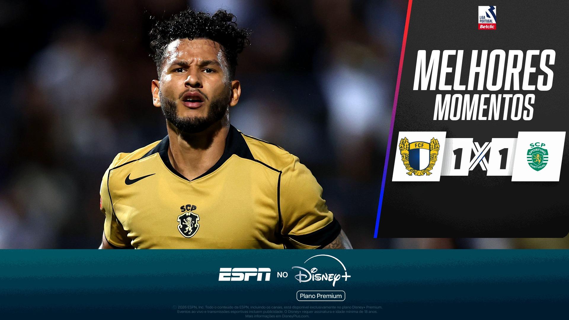Famalicão 1 x 1 Sporting no Campeonato Português: VEJA os melhores momentos