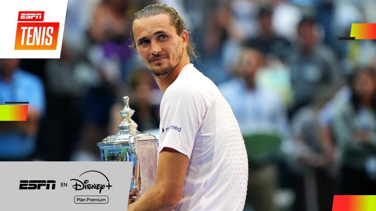 La felicidad de Zverev tras consagrarse en el US Open