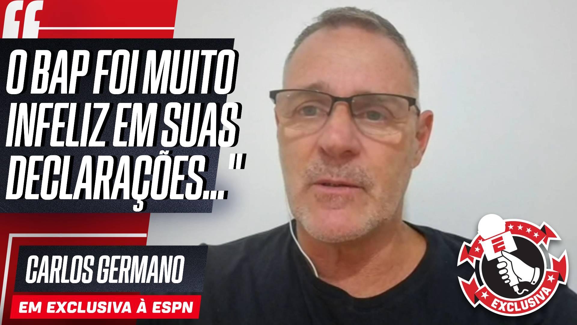 Carlos Germano rebate falas de presidente do Flamengo e dispara: 'Cada qual no seu quadrado'