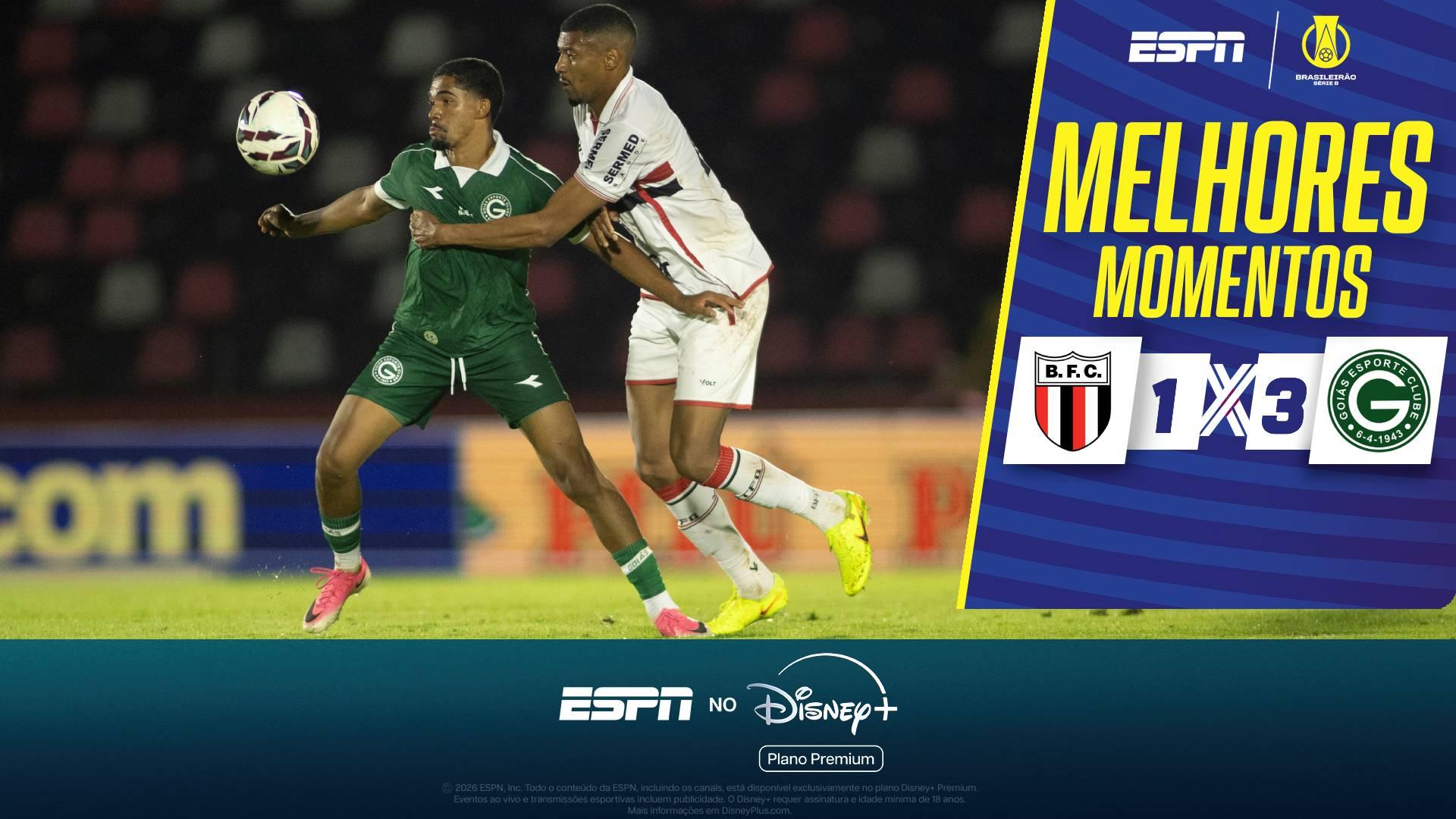 Tadeu vai de vilão a herói após falha bizarra, e Goiás vence Botafogo-SP de virada na Série B; VEJA