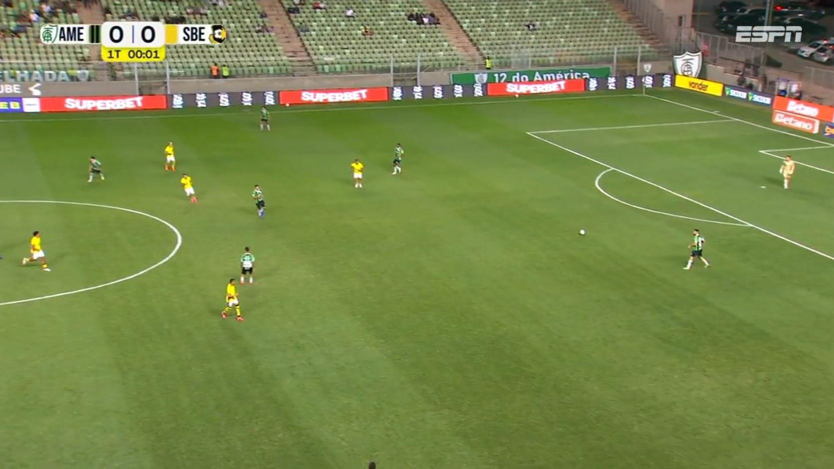 Bola em jogo! América-MG e São Bernardo duelam pela 28ª rodada da Série B