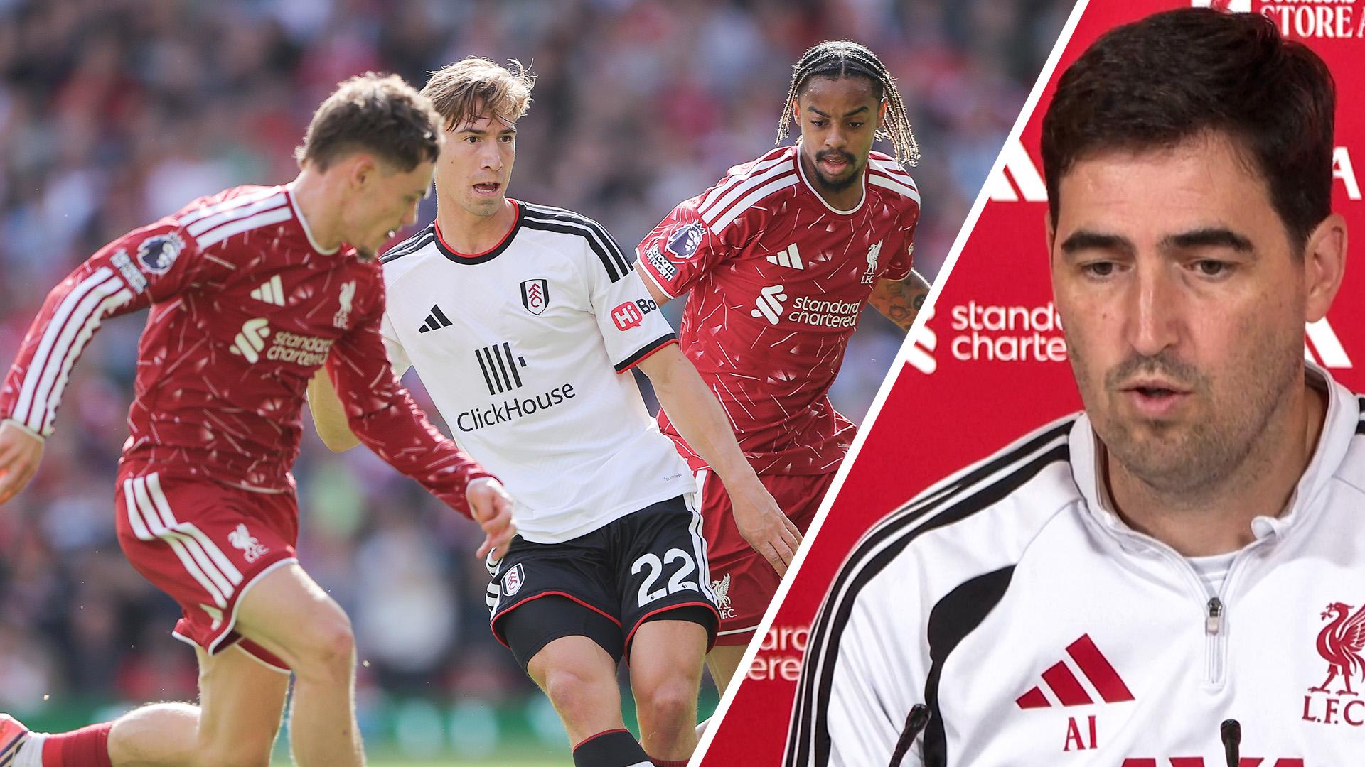 Iraola: Fulham draw was a step back for Liverpool
