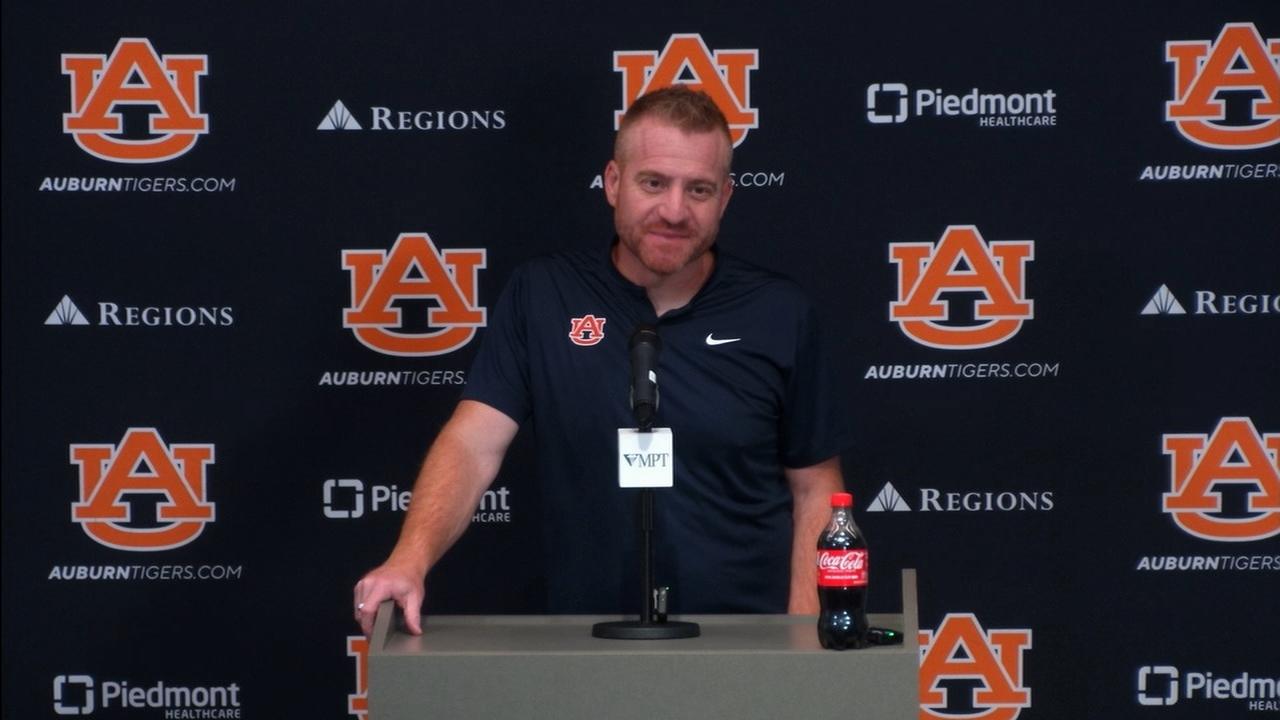 Auburn's Golesh discusses familiarity with Florida's Sumrall