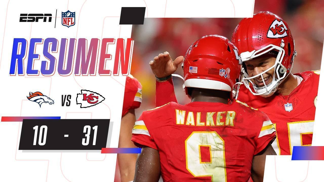 Chiefs dominan a Broncos en el regreso de Mahomes a MNF | NFL | Resumen