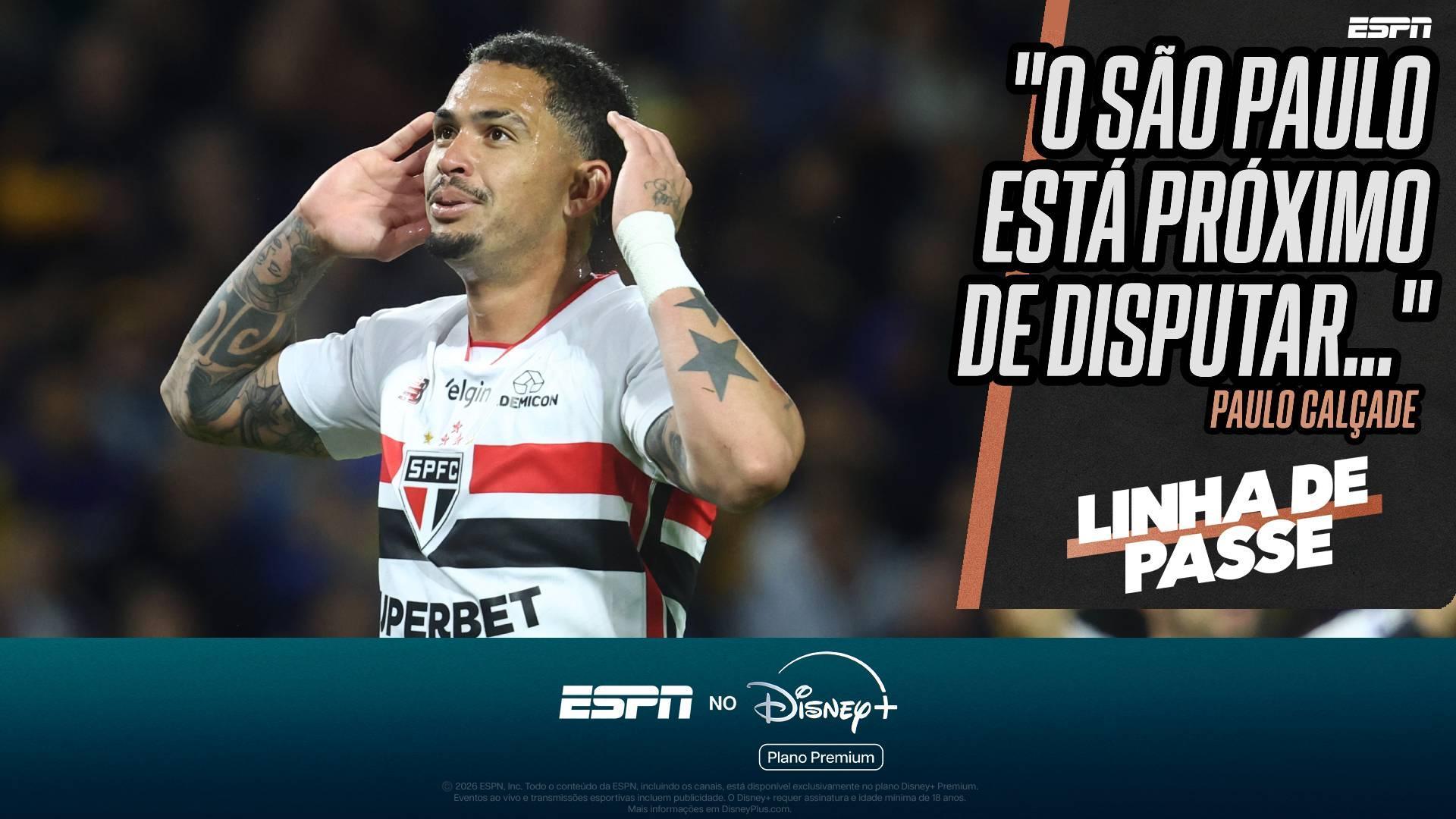 Calçade analisa São Paulo antes de decisão contra o Boca Jrs: 'Não tem o direito de não acreditar que pode ganhar'