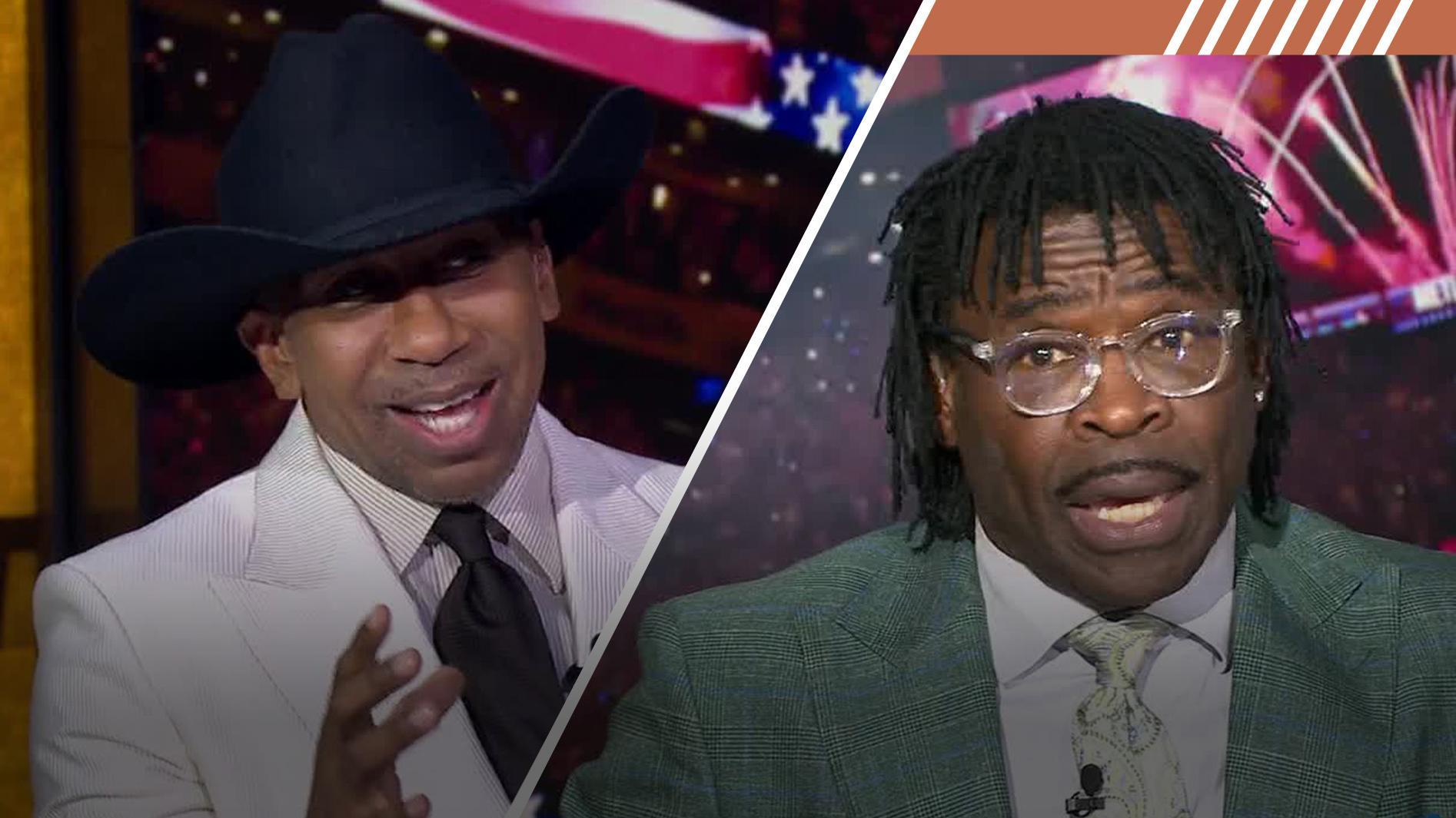 Stephen A. to Michael Irvin: The Cowboys didn't show up vs. Giant