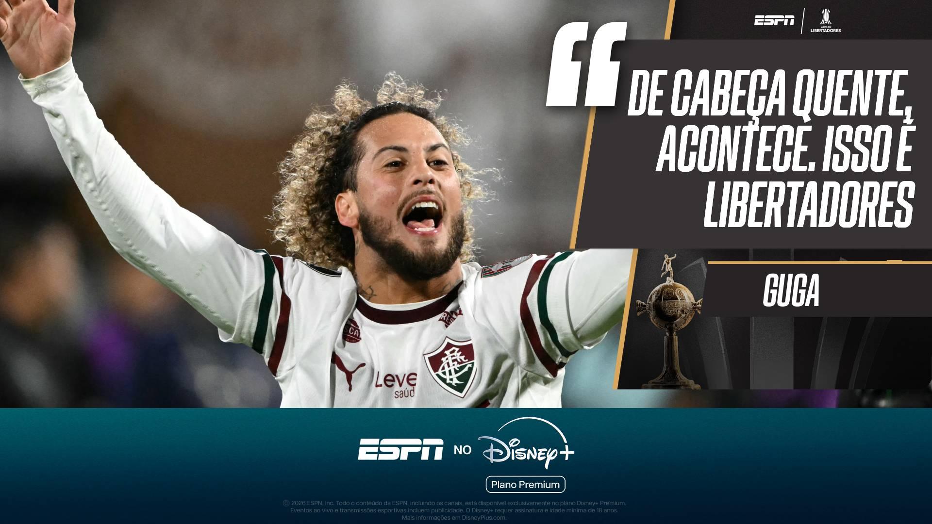 Guga explica 'cenas lamentáveis' após Platense x Fluminense pela Libertadores: 'Falaram que eu estava...'
