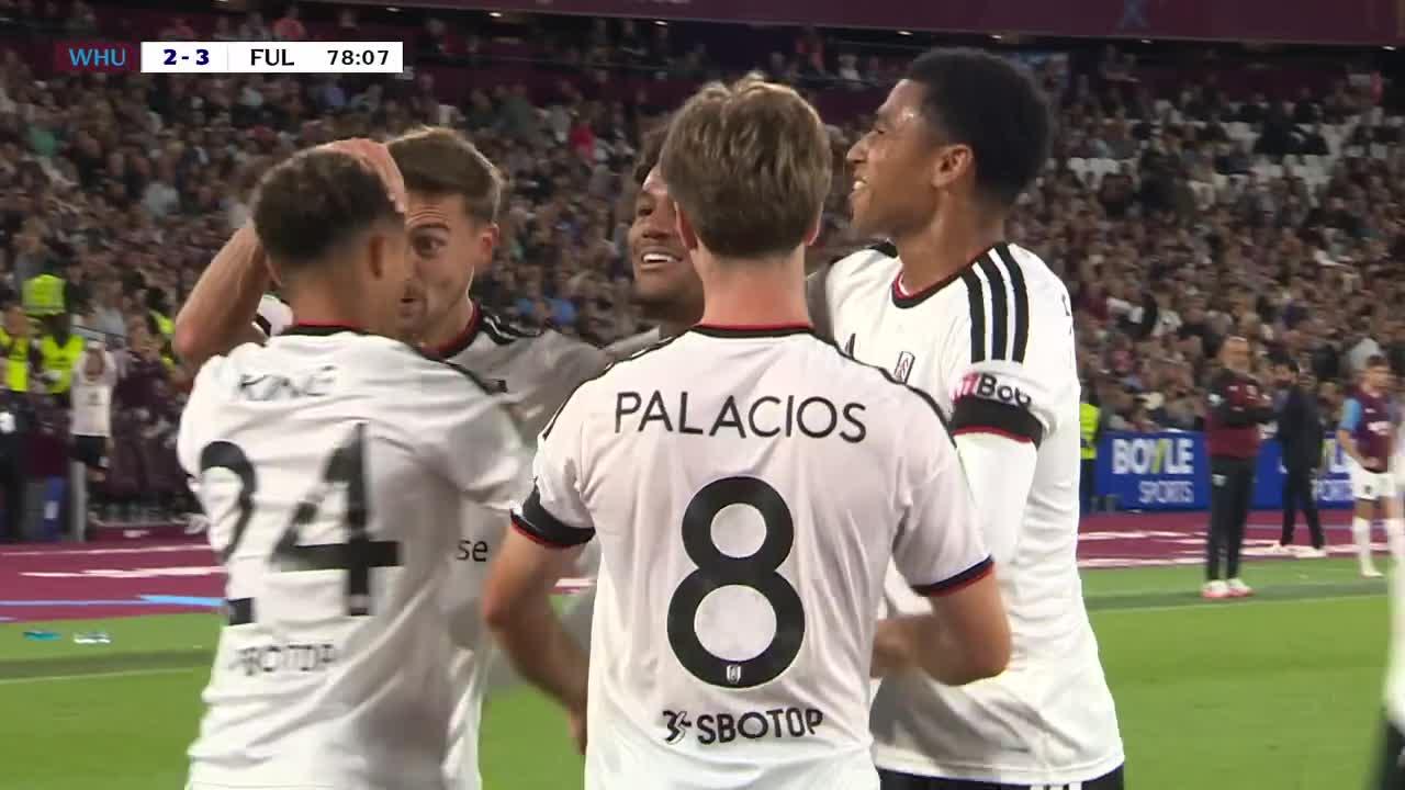 ¡Golazo de Bobb! Convirtió el 3-2 ante West Ham