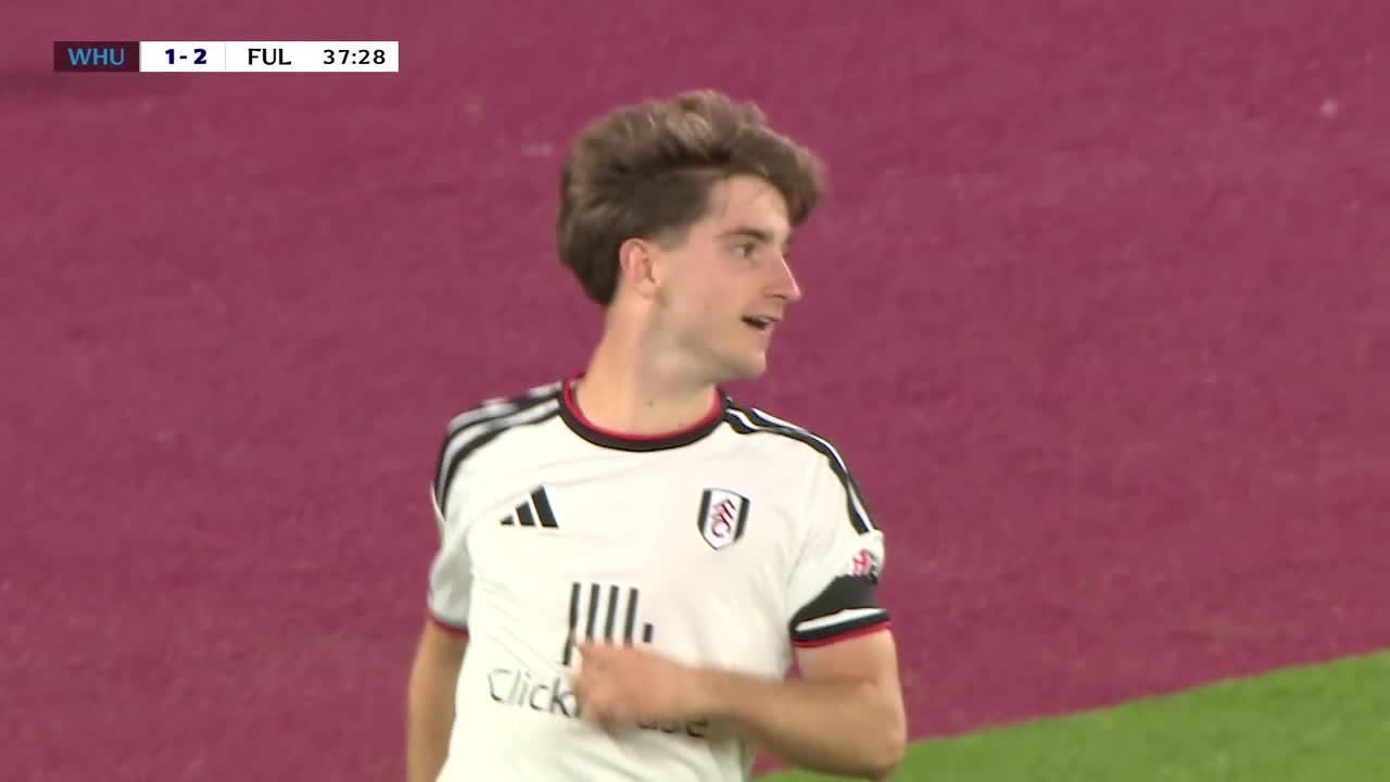 ¡Pisó el área y no falló! César Palacios puso el 2-1 ante West Ham