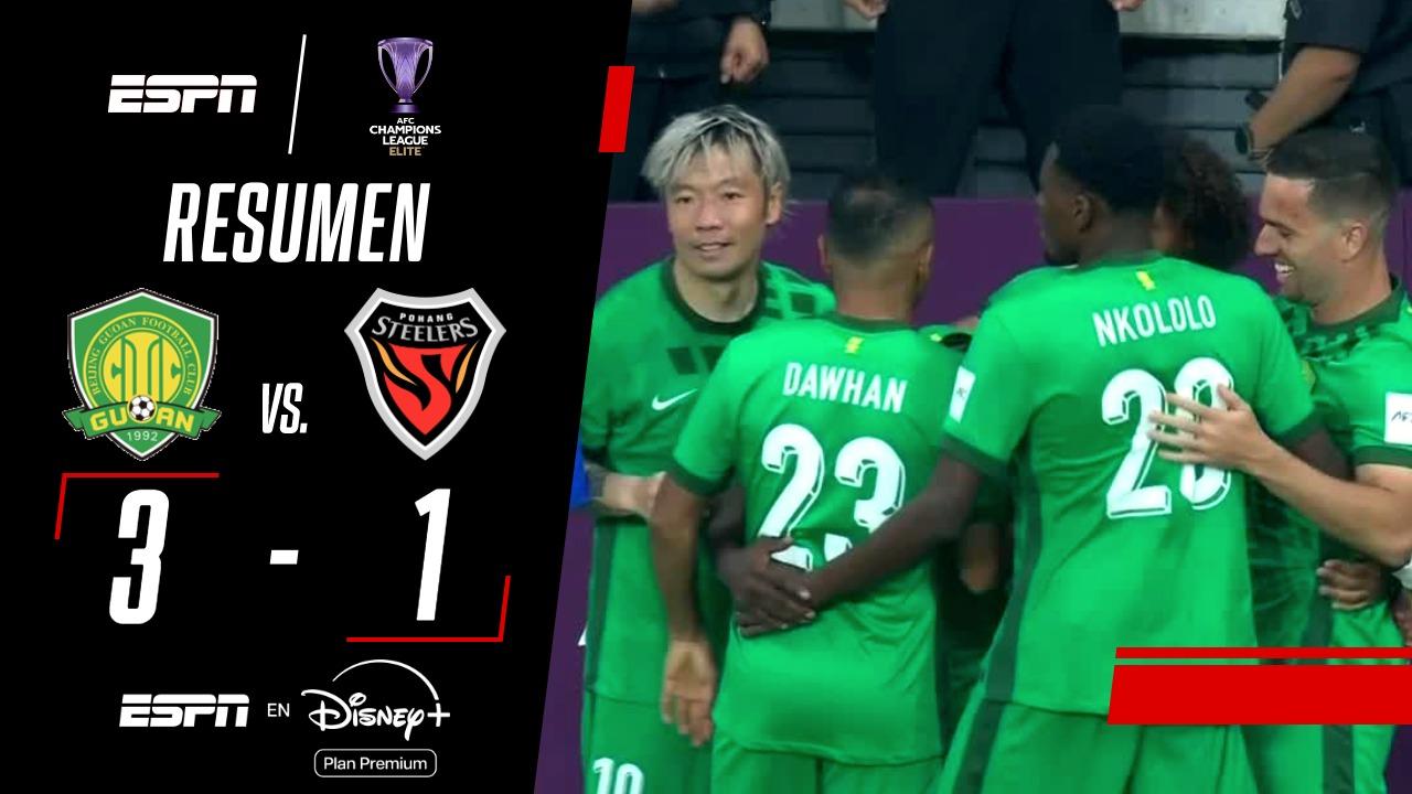 Beijing Guoan se impuso ante Pohang Steelers en la AFC Champions League