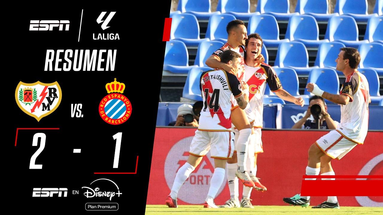 ¡Un triunfo que vale mucho: Rayo Vallecano venció a Espanyol!