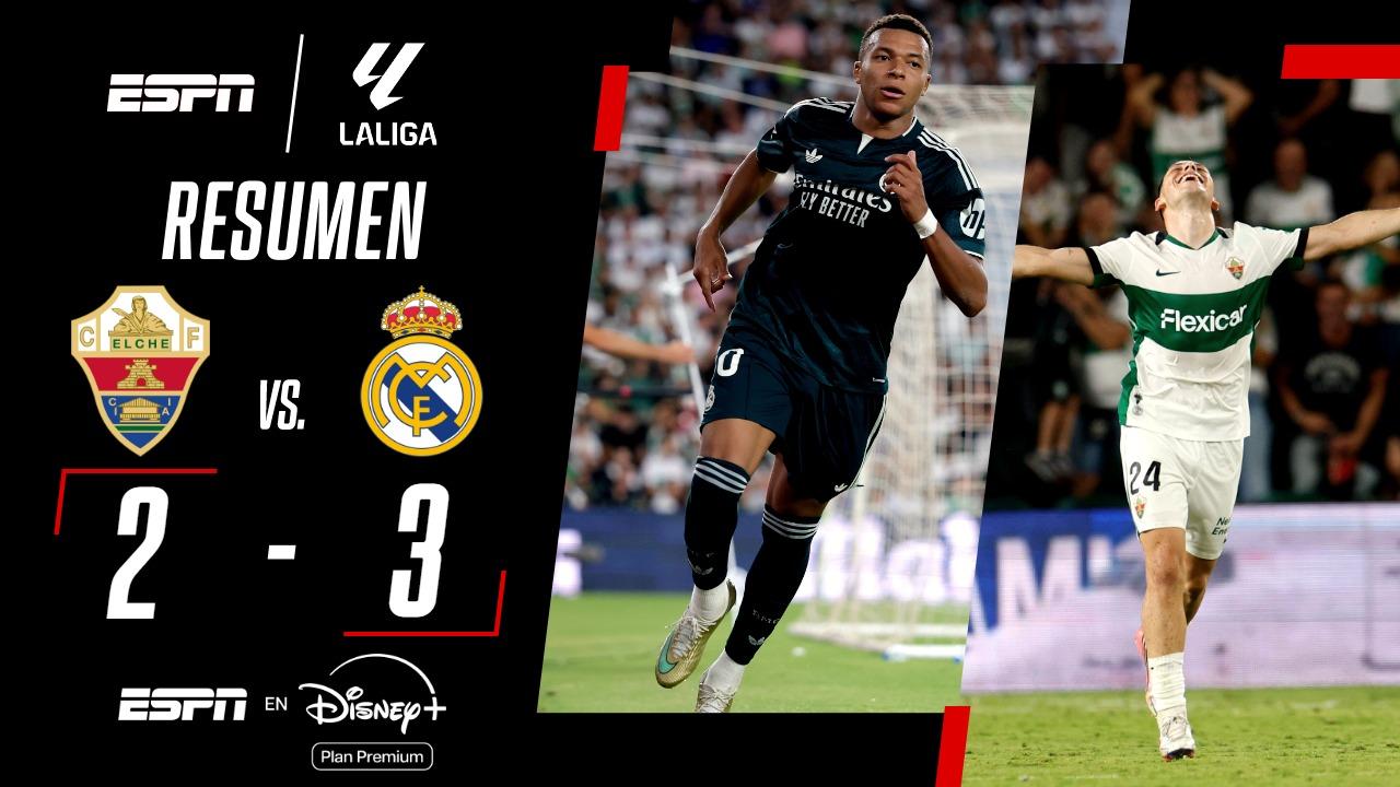 A pesar del gol de Osorio, Real Madrid venció al Elche de forma agónica en LaLiga
