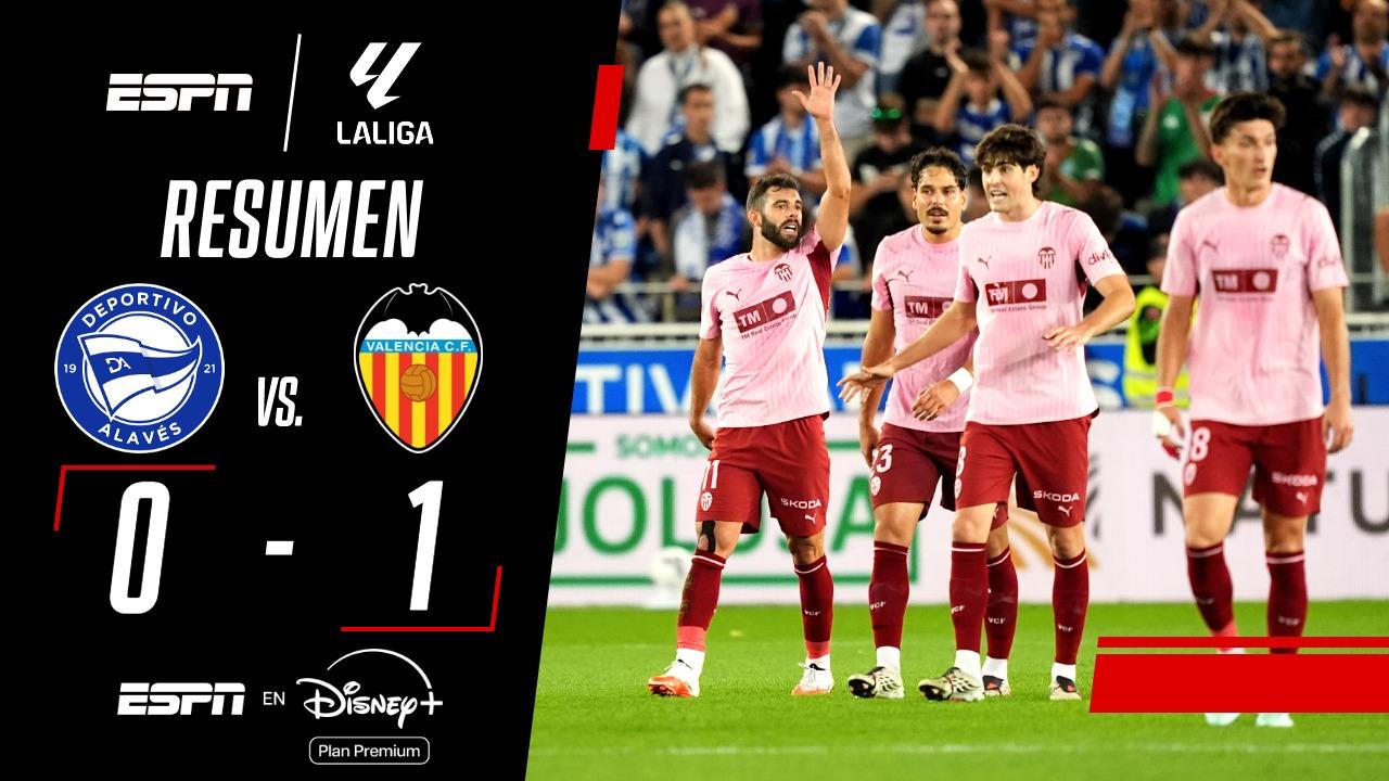 ¡Valencia venció a Alavés y logró su primer triunfo en La Liga!