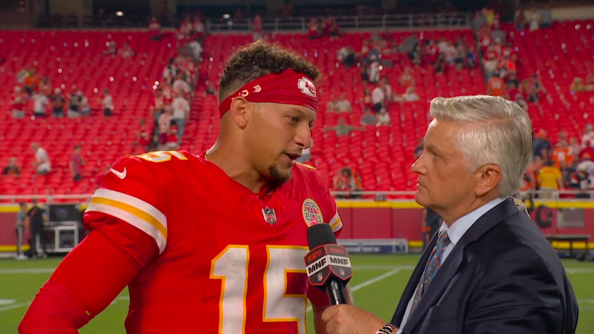 Patrick Mahomes: Con Kenneth Walker podemos anotar 30 puntos