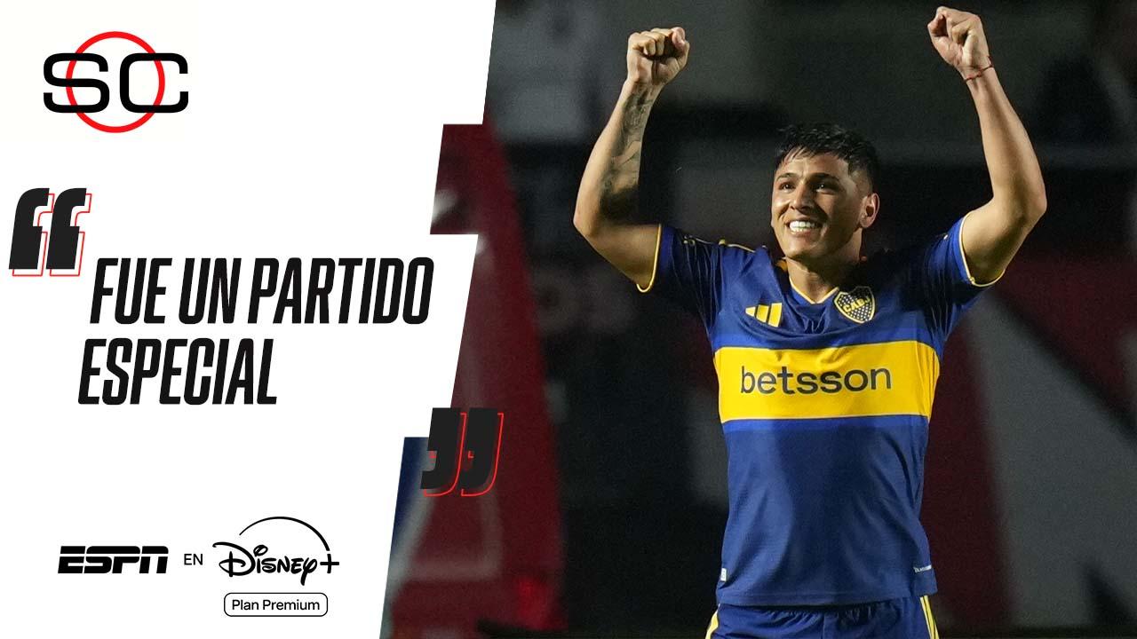 Lozano: su primer gol en Boca, la clasificación a semis y el recuerdo de Juan Izquierdo