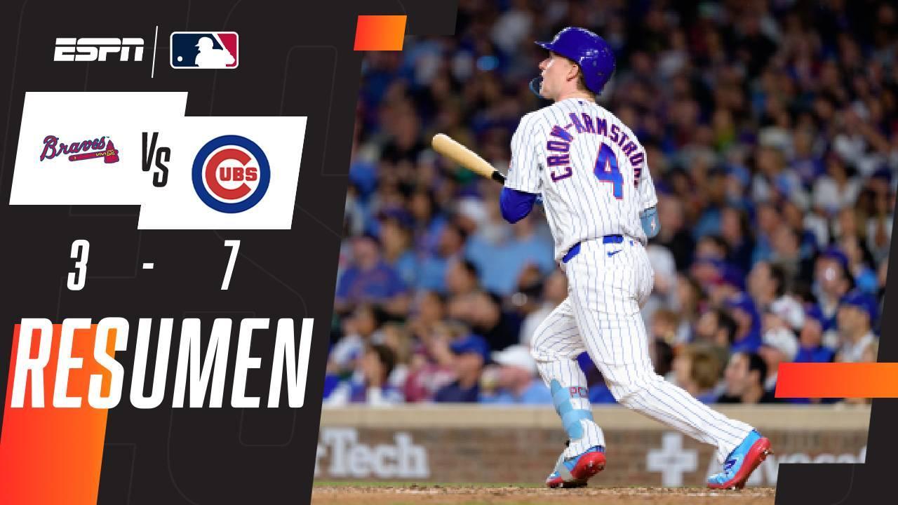 Cubs someten a Braves y toman ventaja en la lucha por el comodín en la Nacional | MLB | Resumen