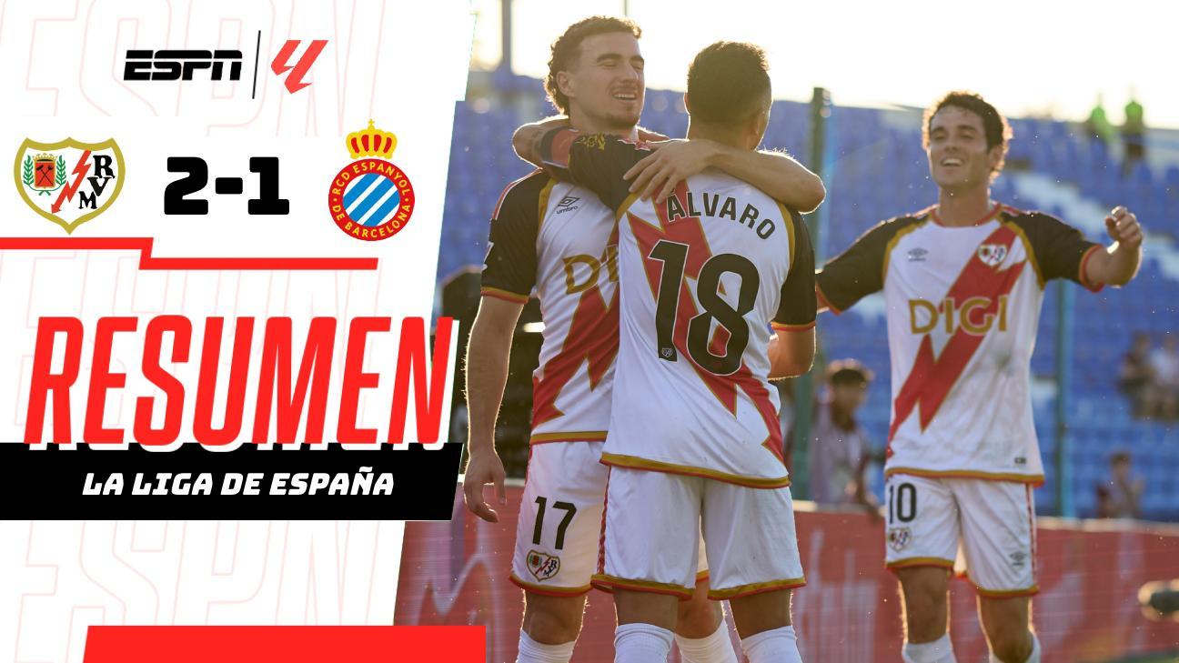 Rayo Vallecano logra la victoria en casa ante el Espanyol