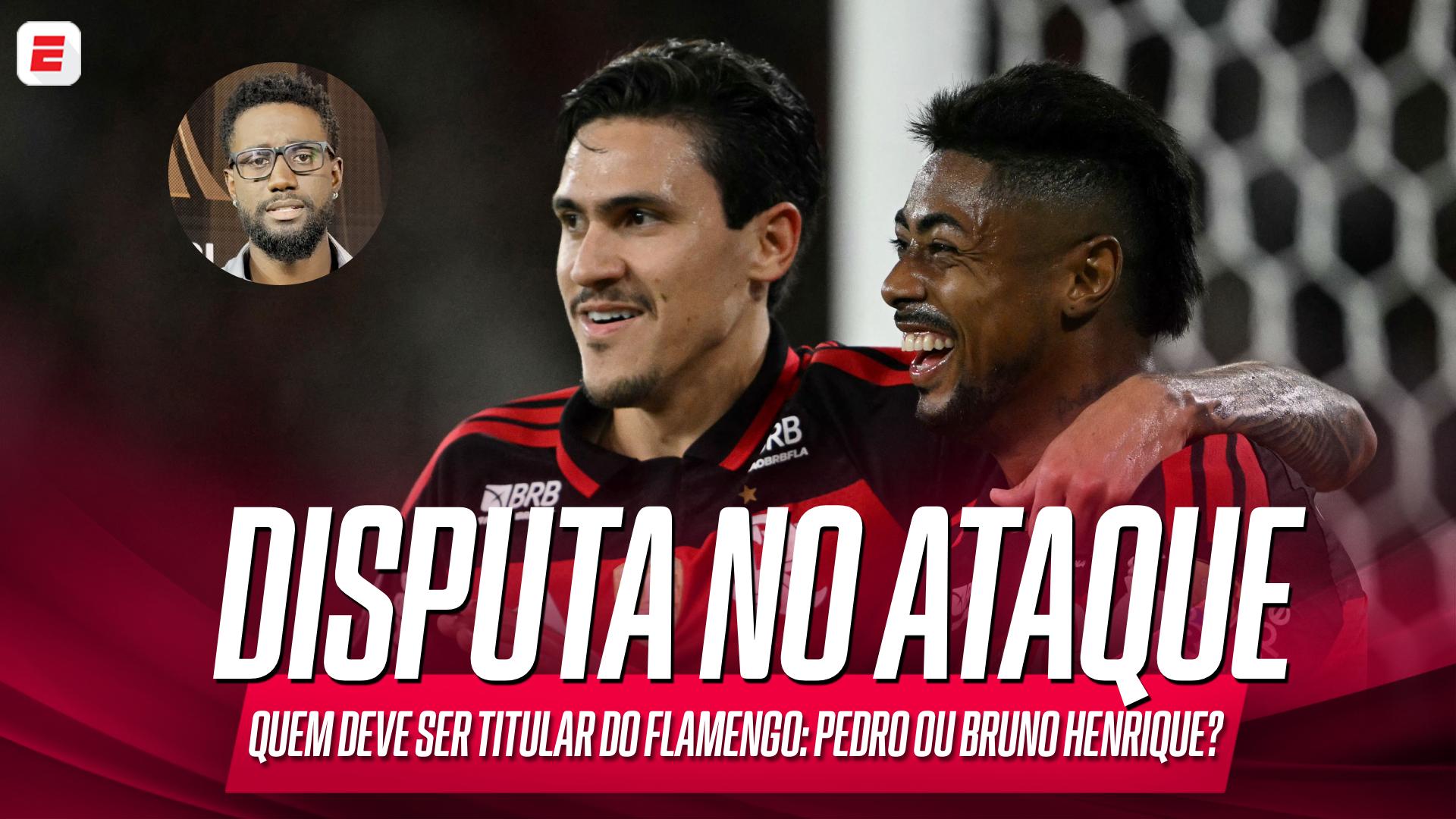 Pedro ou Bruno Henrique: Quem deve ser titular do Flamengo na partida contra o Del Valle? Jailson Vilas Boas responde!