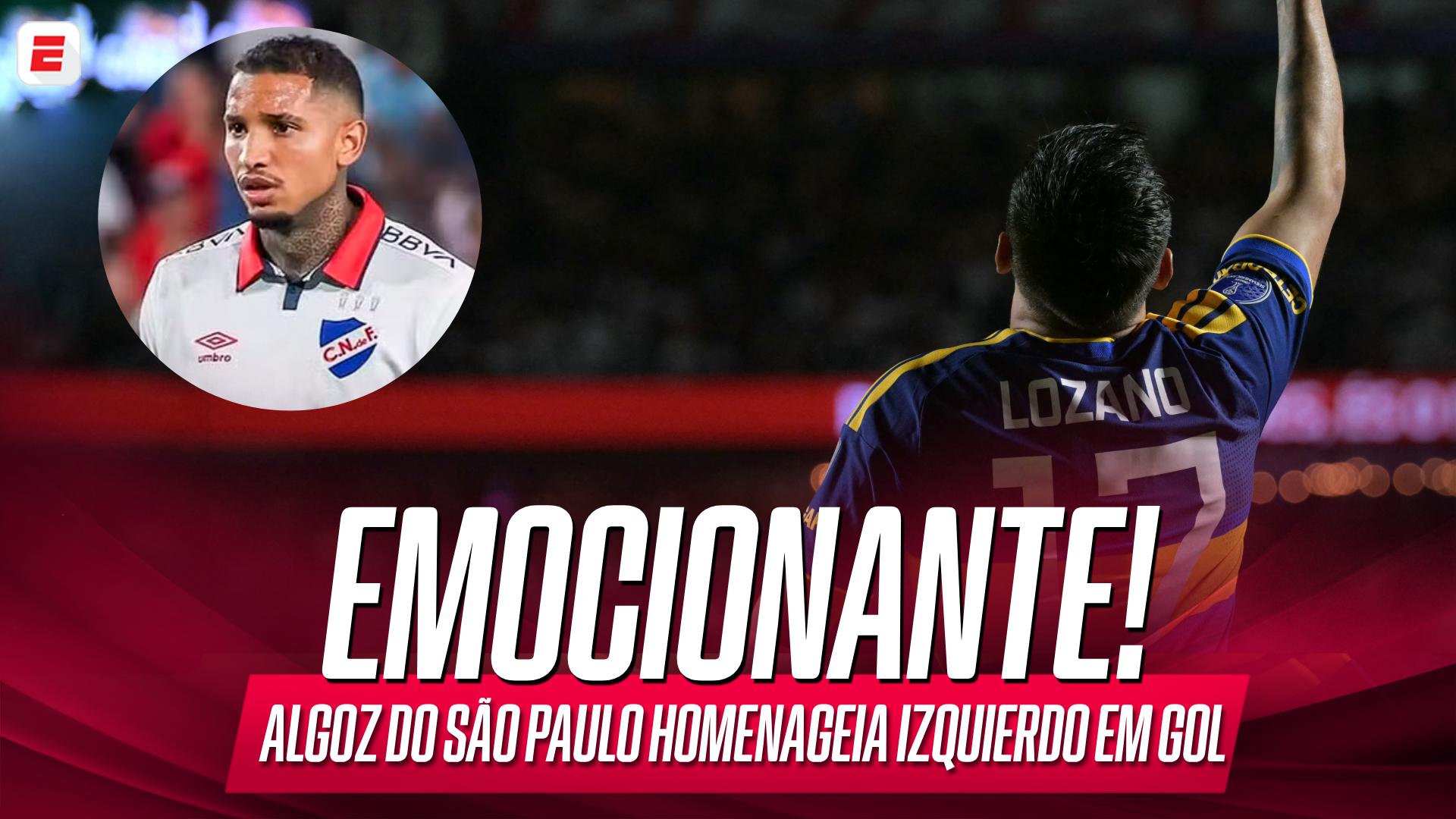 Algoz do São Paulo, Lozano esteve em tragédia com Izquierdo no Morumbis e prestou homenagem em gol de classificação na Sul-Americana