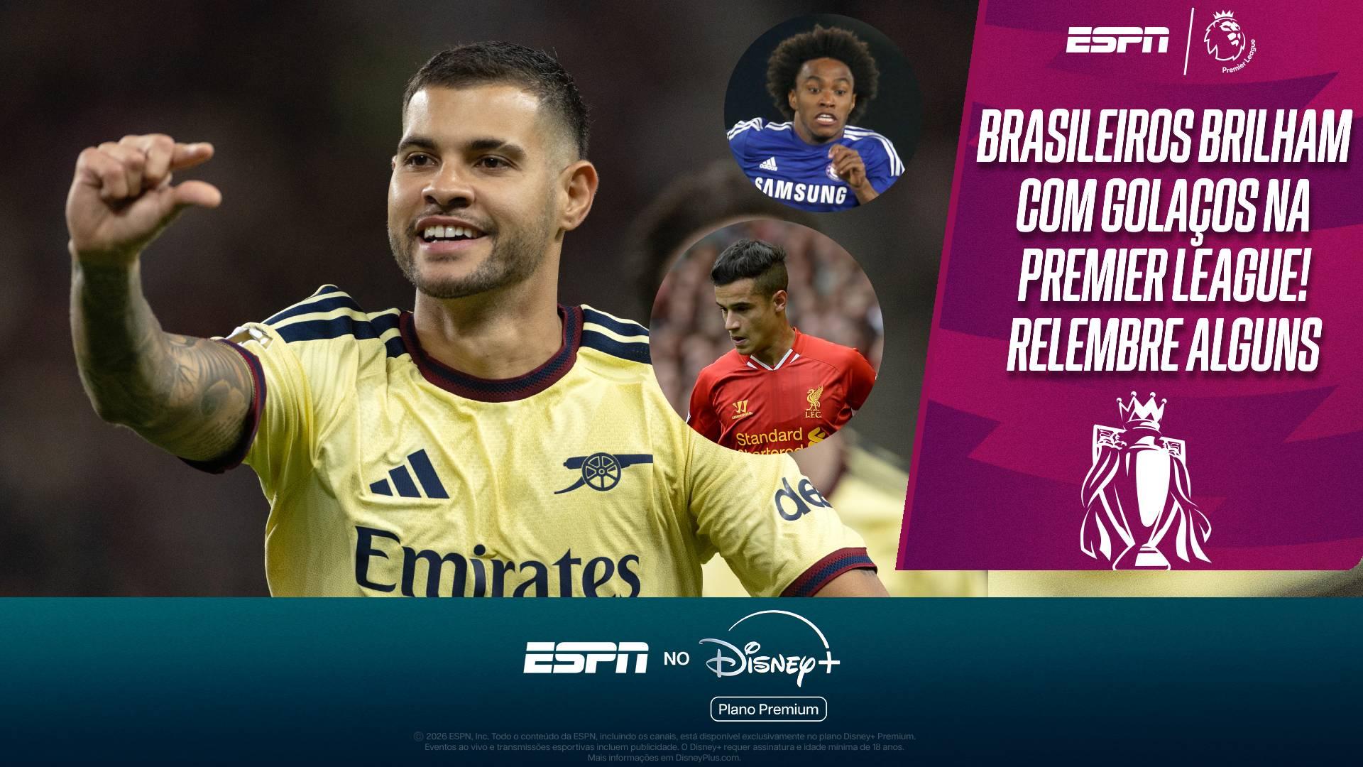 De Bruno Guimarães a David Luiz: brasileiros brilham na Premier League com golaços