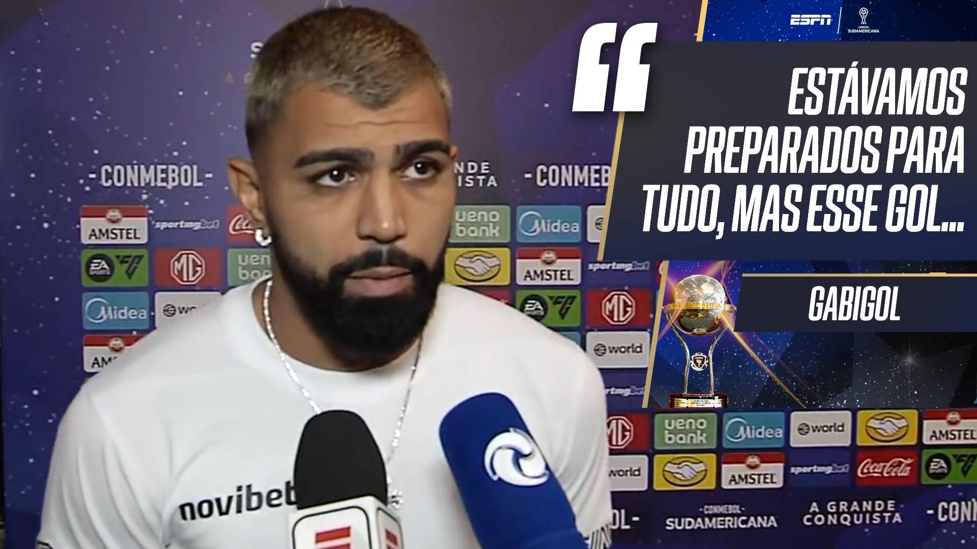 Gabigol diz que Santos treinou pênaltis antes de decisão contra o Atlético-MG, mas lamenta gol sofrido no fim: 'Deu moral para eles'