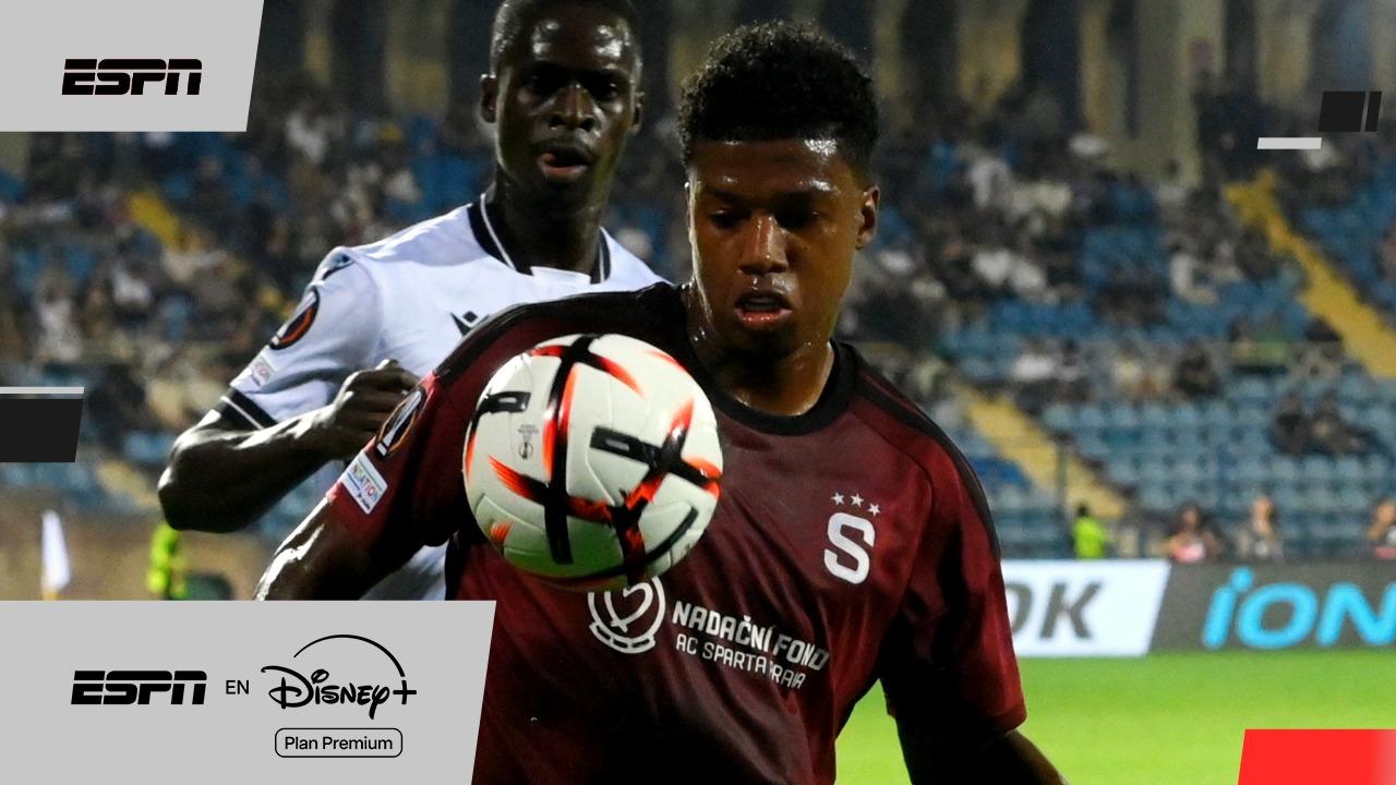 ¡Gol de John Mercado! El ecuatoriano puse el tercero del Sparta Praga contra el Ararat-Armenia