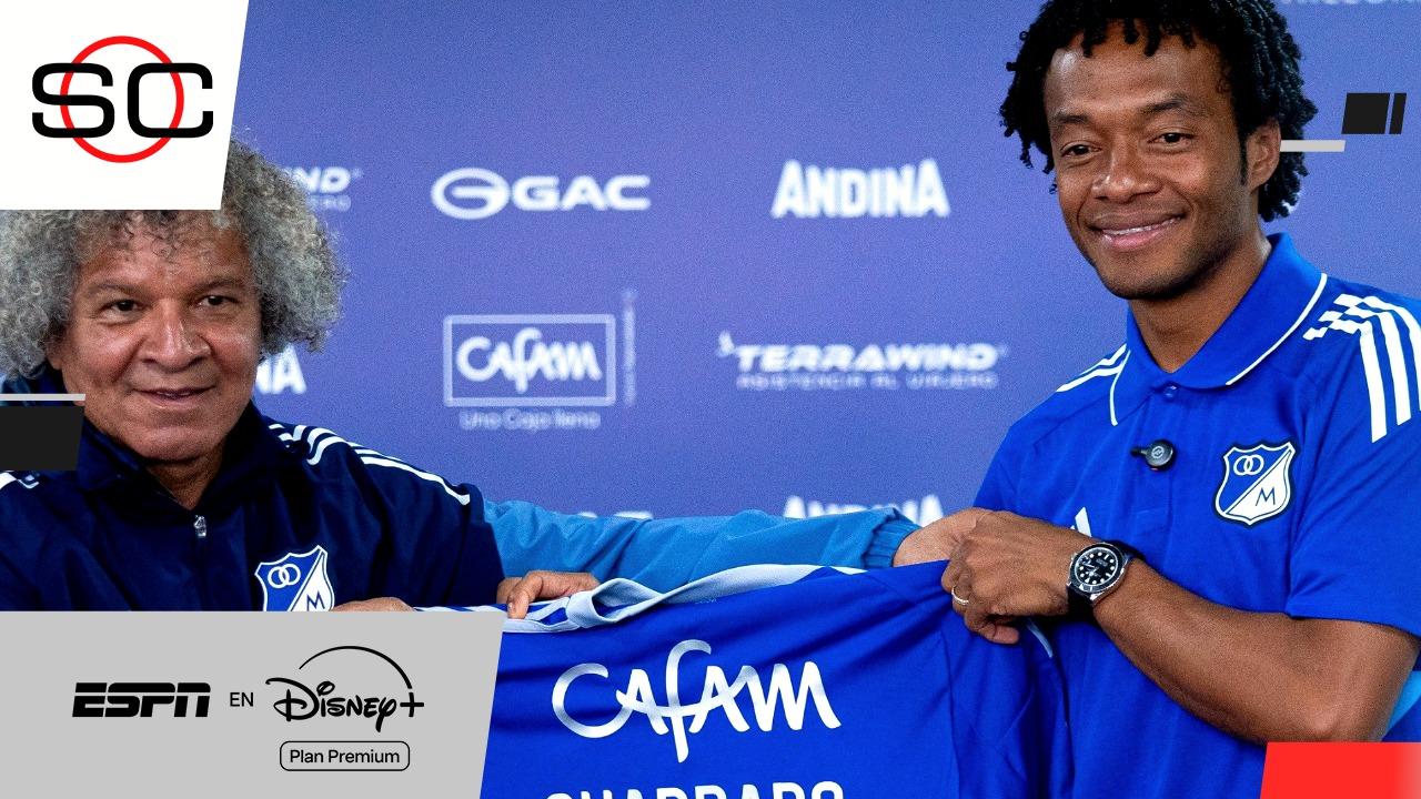 Cuadrado: "Estoy muy feliz de vestirme de azul"