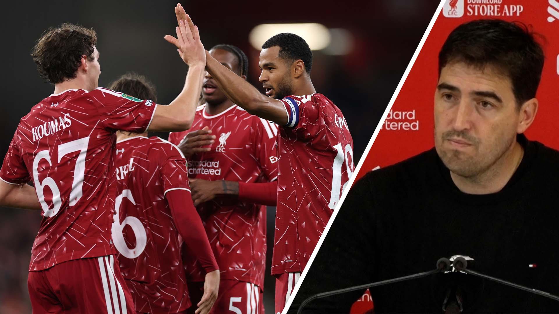 Iraola: Liverpool earned the right to be in the next round of the Carabao Cup