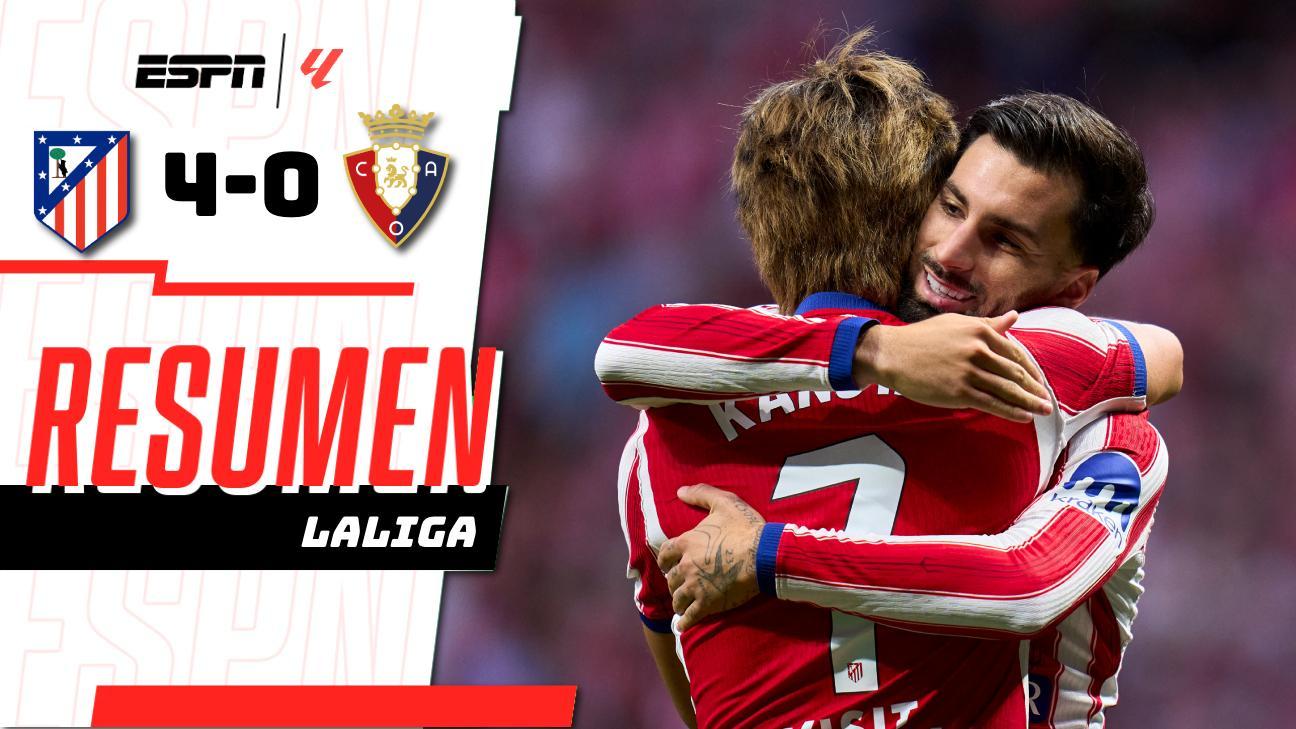 ¡El Atlético de Madrid aplasta al Osasuna tras un partidazo de Kang-In Lee!