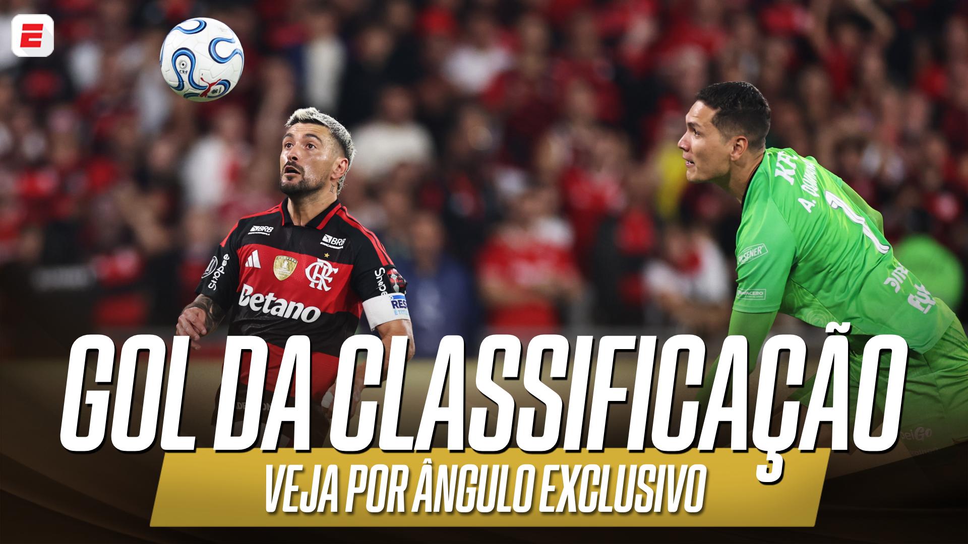 Flamengo na semifinal! VEJA, por ângulo exclusivo, o gol de Arrascaeta contra o Independiente del Valle