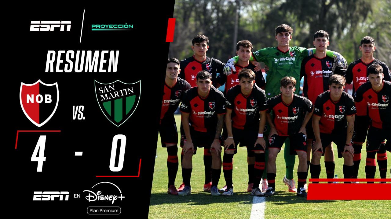 ¡Newell's goleó a San Martín en el Torneo Proyección!