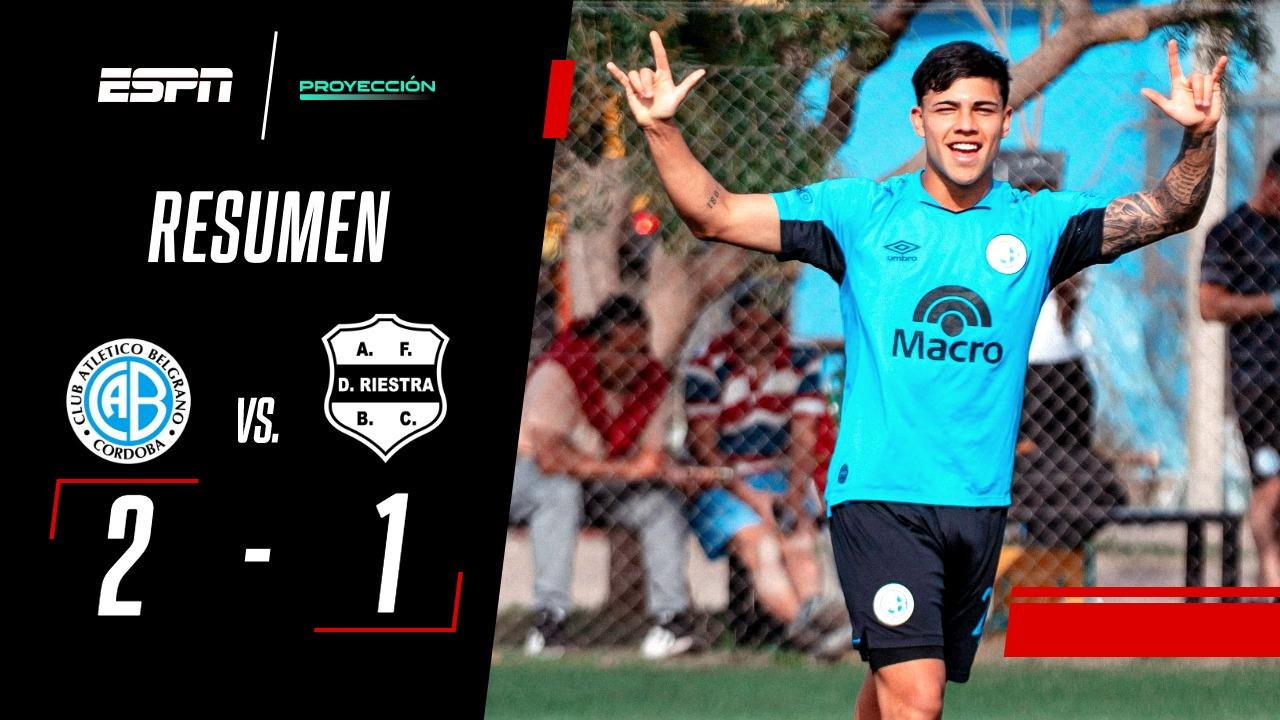 ¡Victoria pirata! Belgrano se impuso 2 a 1 frente a Riestra en el Torneo Proyección