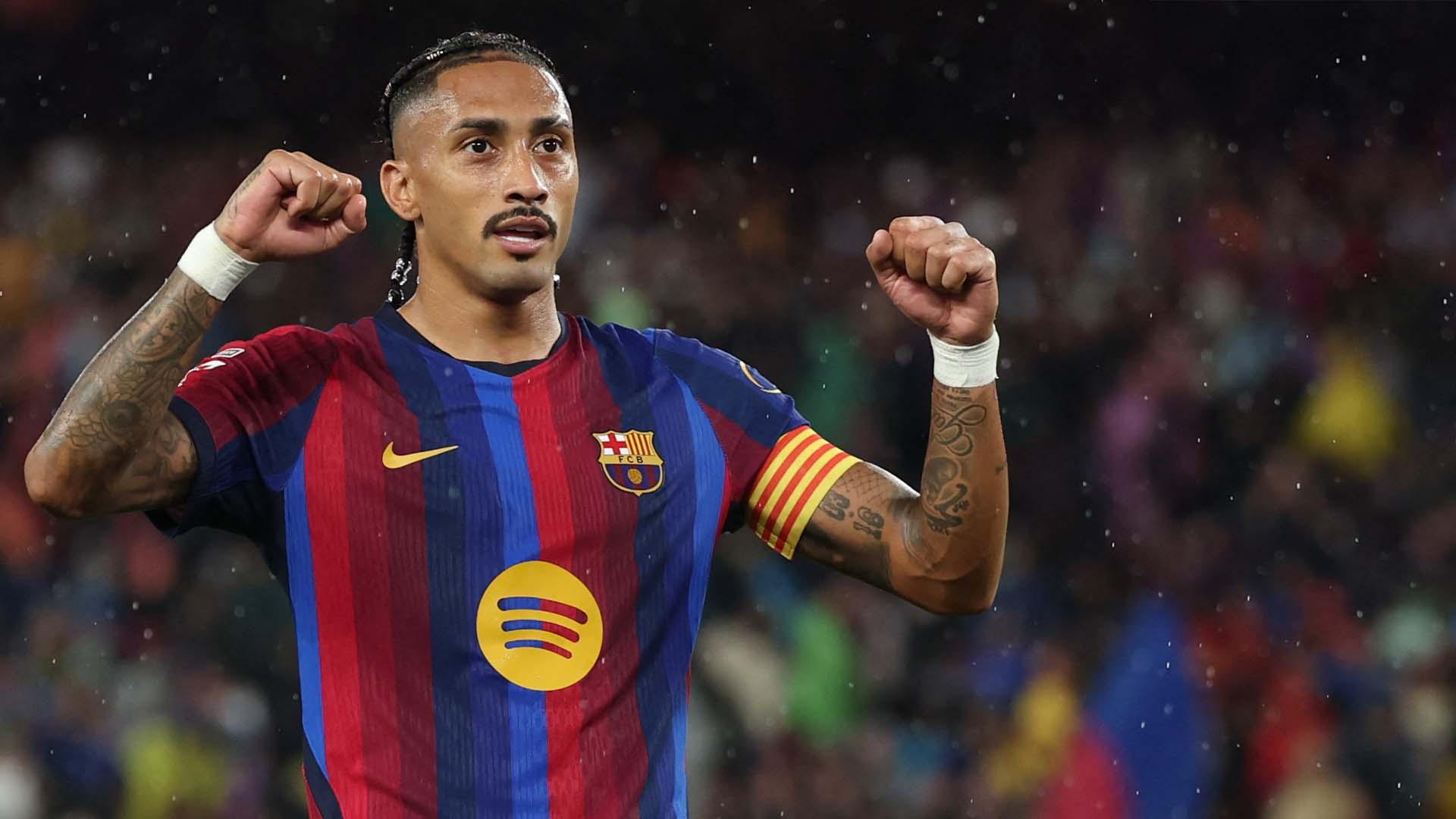 Is Raphinha currently the best No. 9 in the world?