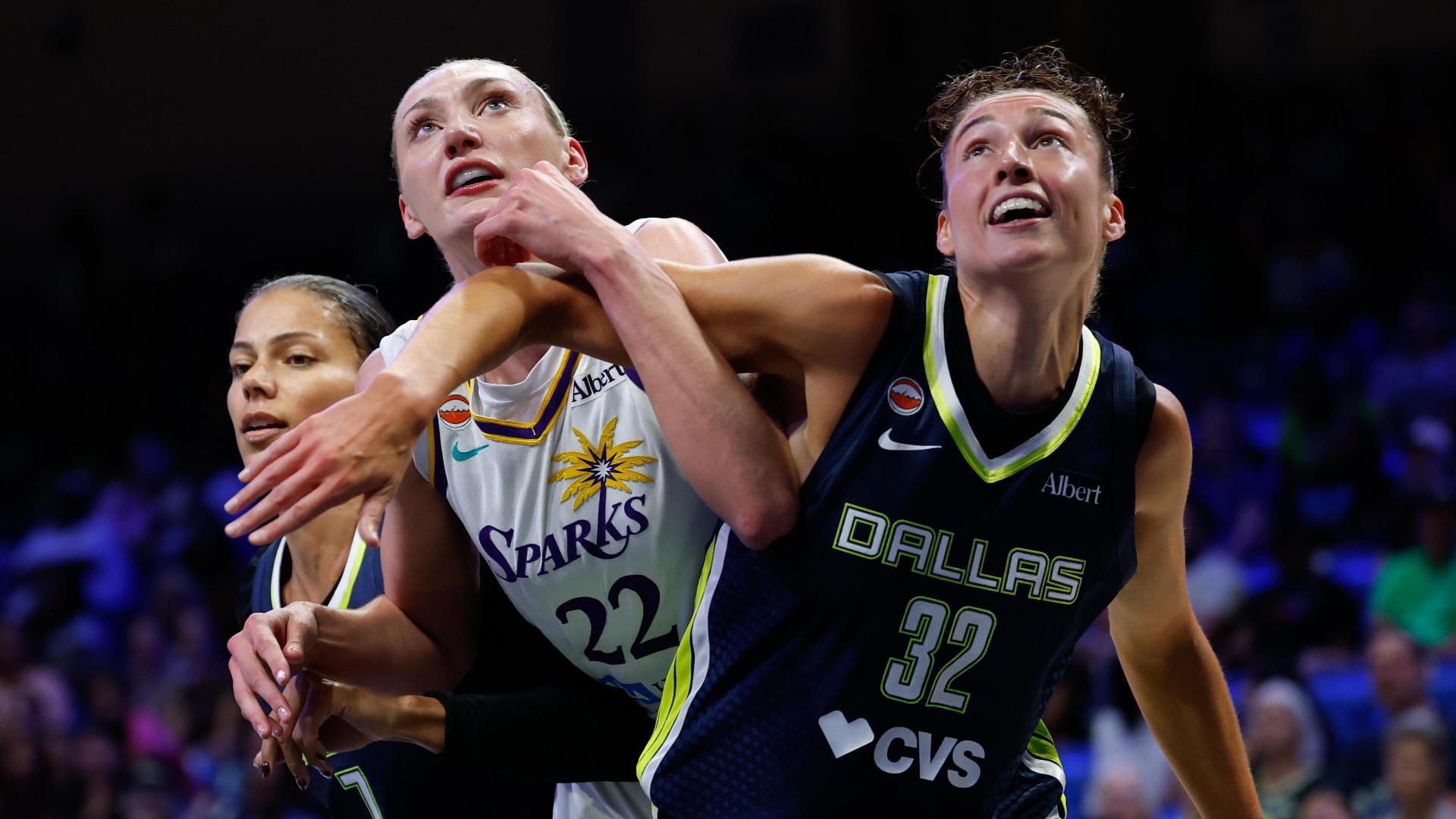 Jessica Shepard has 5th triple-double and the Wings beat the Sparks 97-77 for 5th straight win