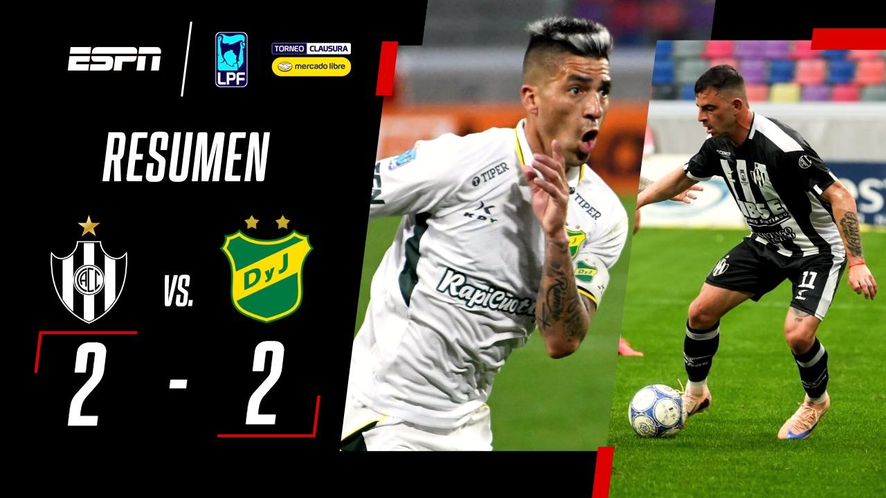 ¡Partidazo en Santiago! Central Córdoba y Defensa empataron 2 a 2