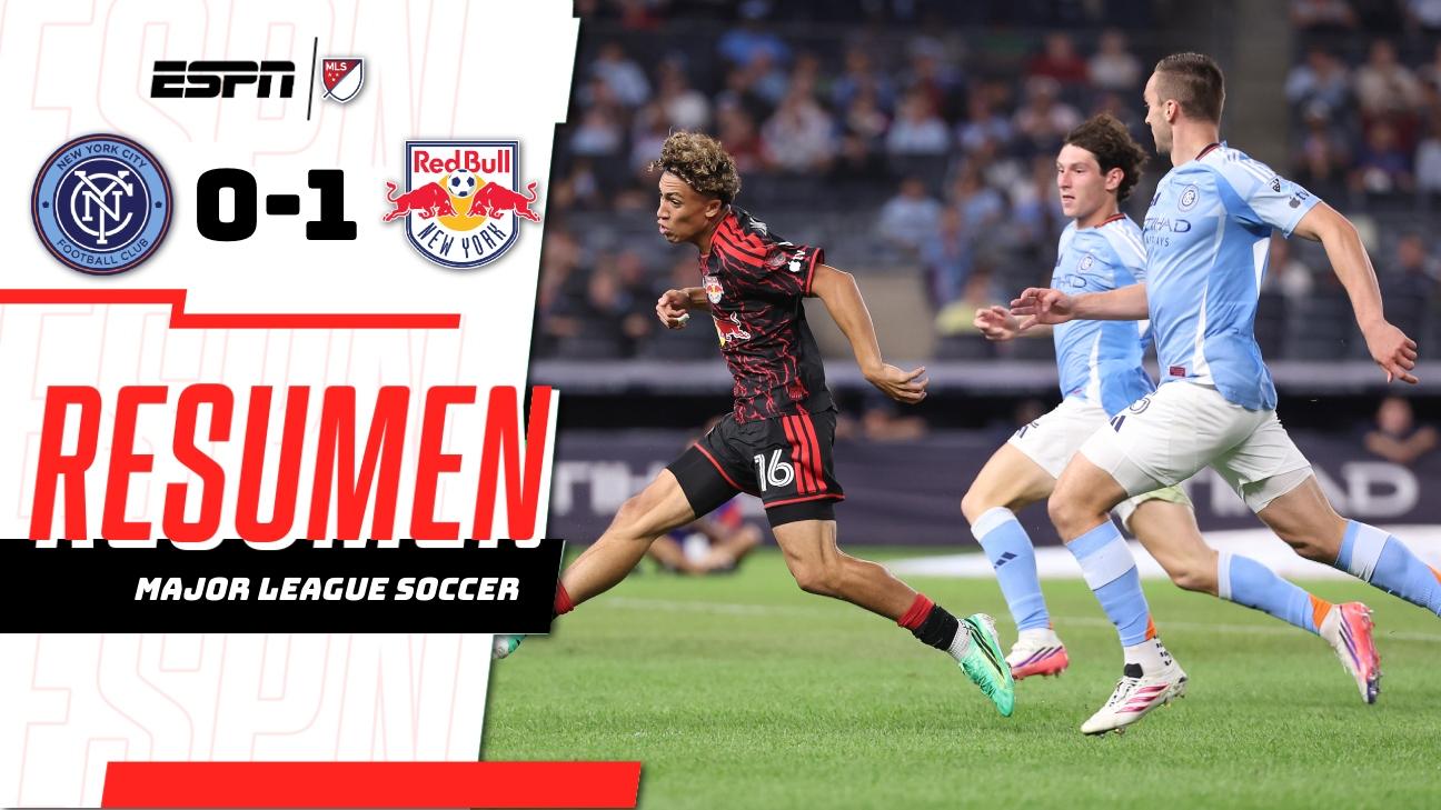 Julian Hall decide el derbi y Red Bulls vence a NYCFC