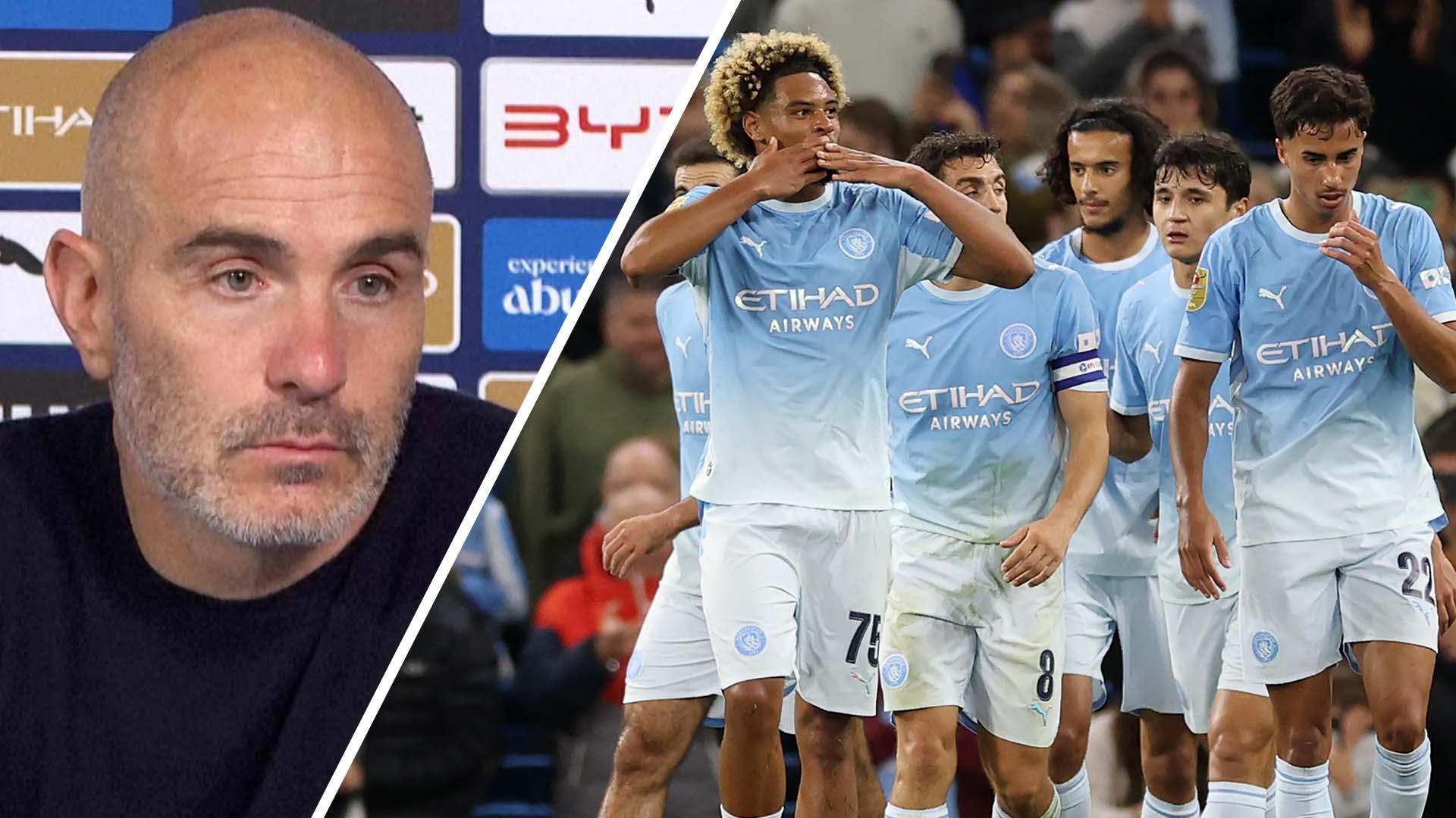 Maresca: I'm happy with the way my Man City team are working
