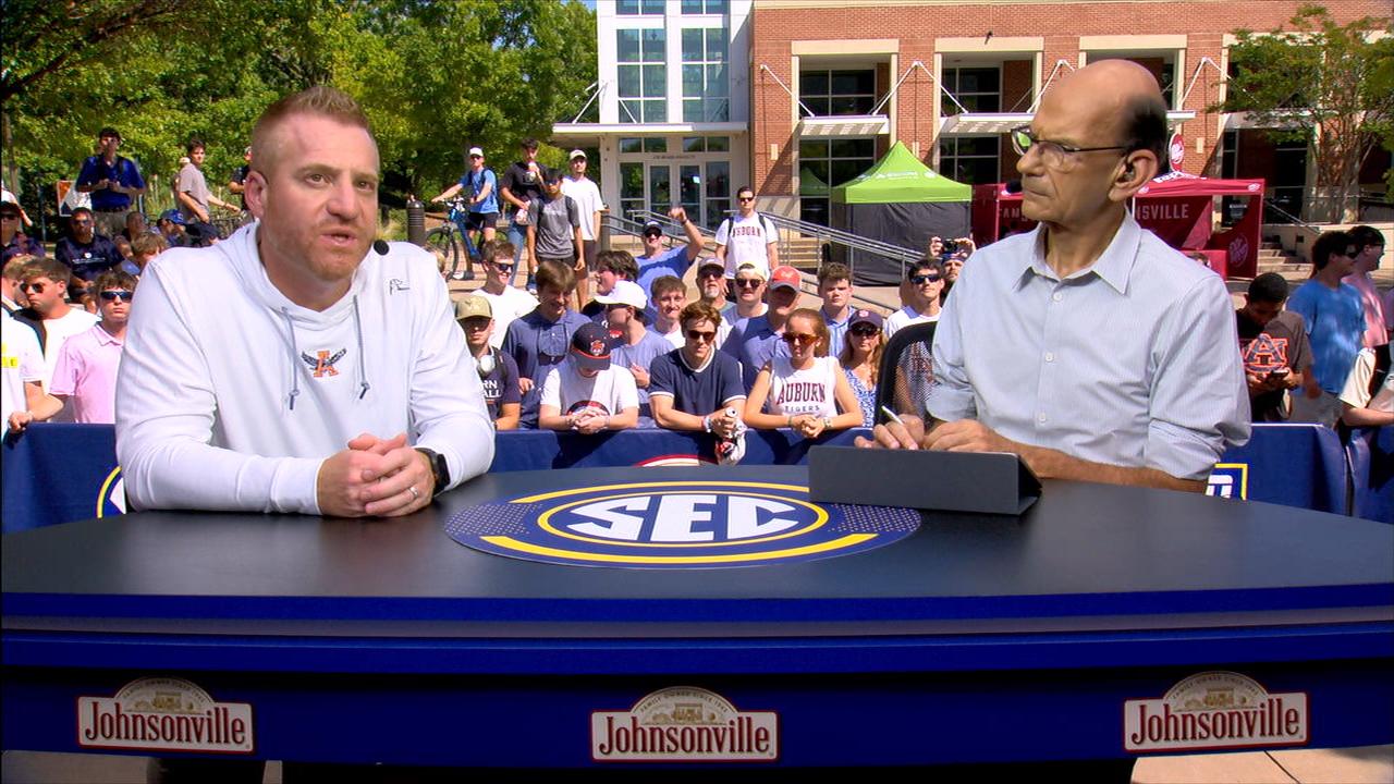 Auburn's Alex Golesh explains competition between SEC head coaches
