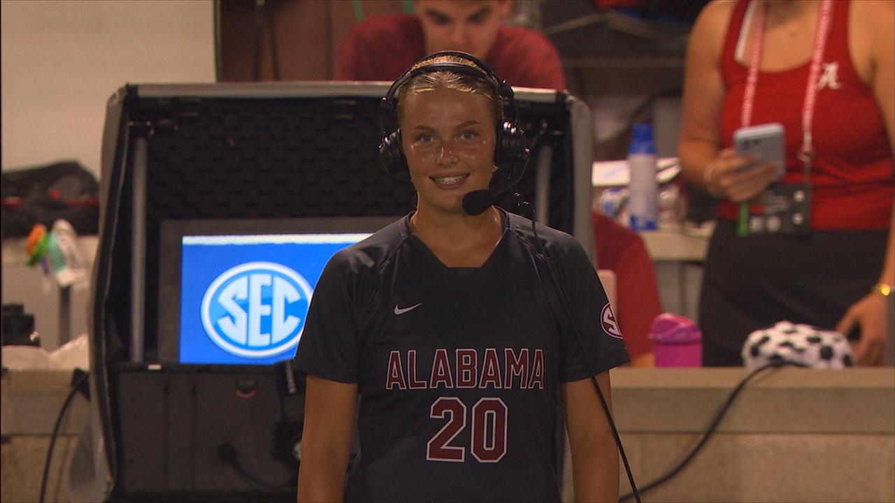 Bama's Reece Ward reflects on first career goal in win vs. Hogs