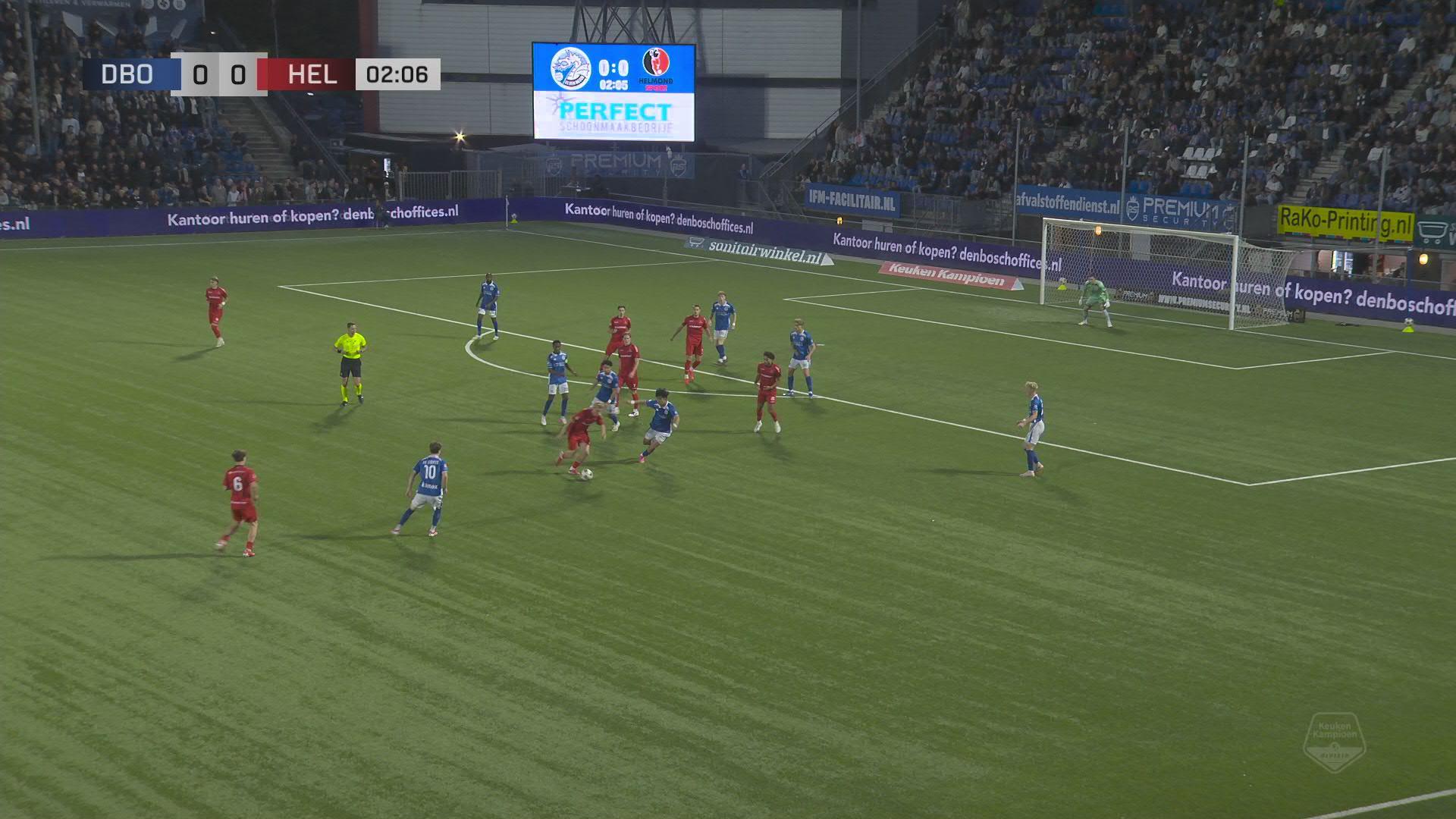 Twee eigen doelpunten binnen drie minuten | Samenvatting Den Bosch - Helmond Sport