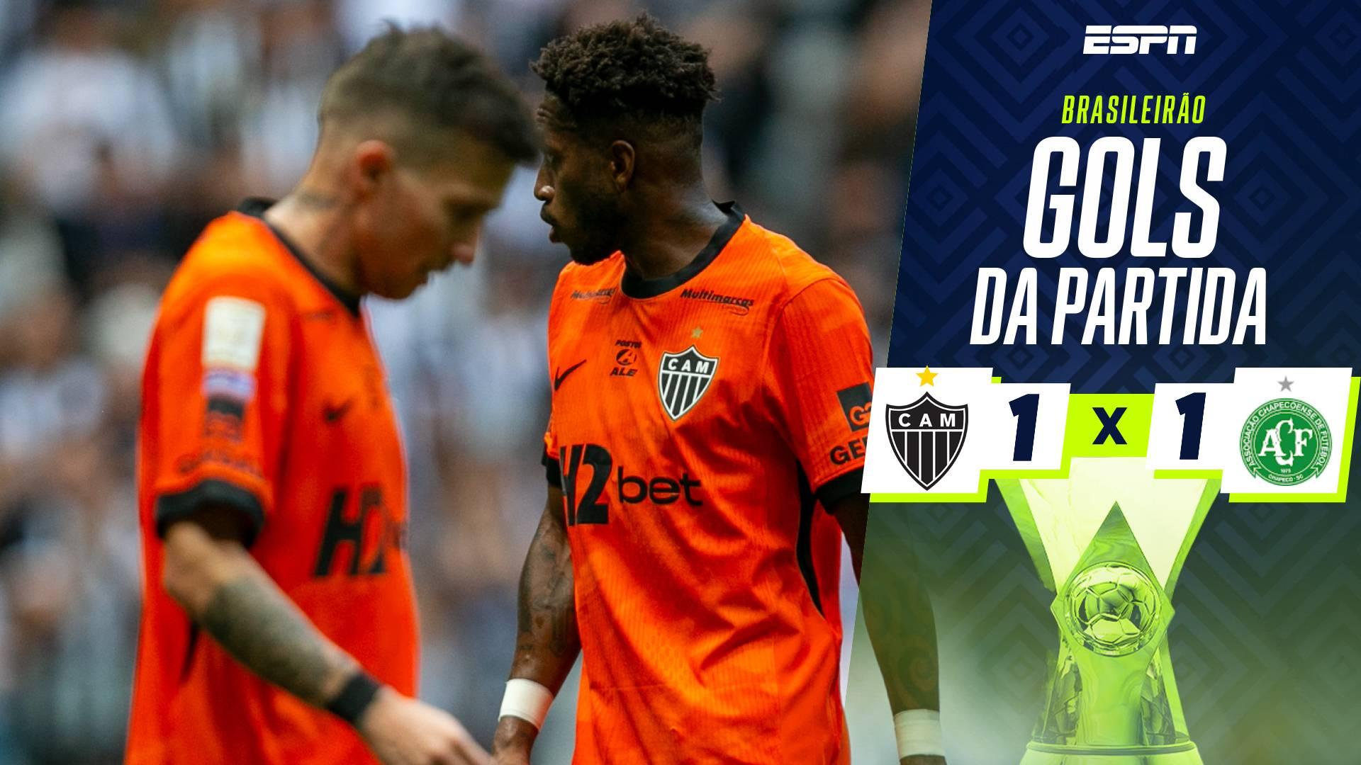 Galo sai atrás, perde muitas chances e fica no empate contra a lanterna Chape pelo Brasileirão; veja como foi