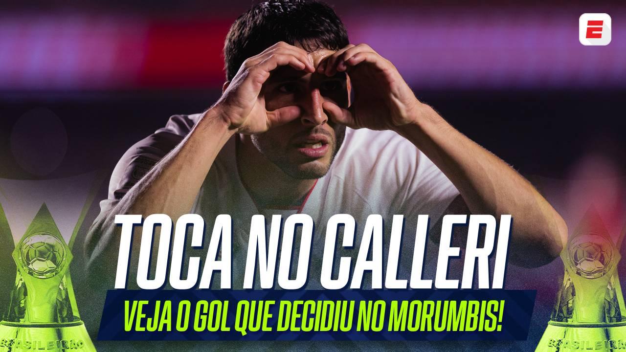 Decisivo! VEJA o gol de Calleri que garantiu a vitória do São Paulo contra o Inter e afastou Tricolor da 'confusão'