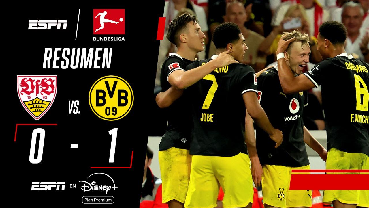 Dortmund se fue victorioso de su visita a Stuttgart