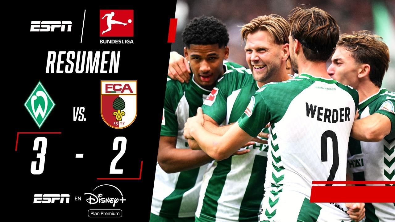 ¡Werder Bremen lo dio vuelta ante Augsburgo!