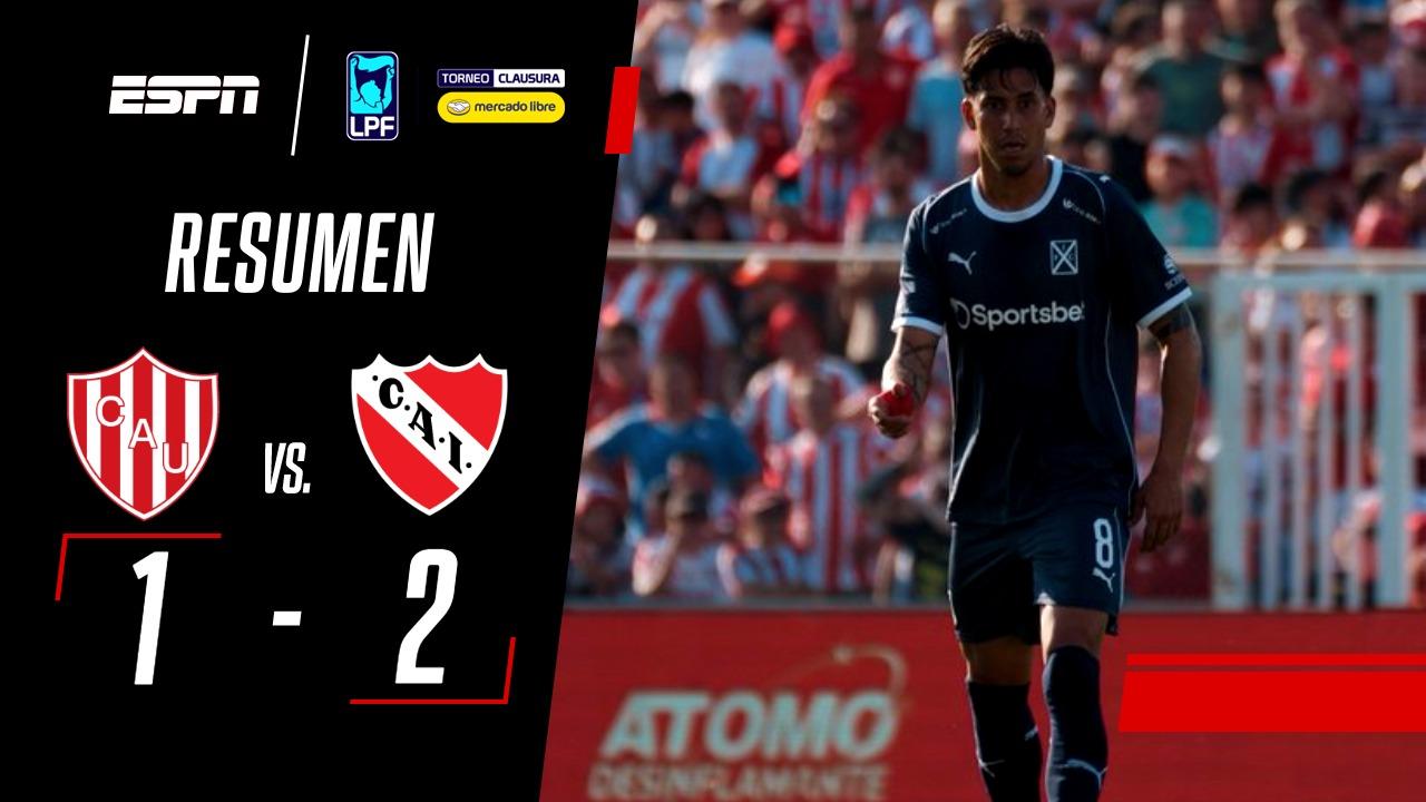 Independiente lo dio vuelta ante Unión y se llevó un triunfazo de Santa Fe