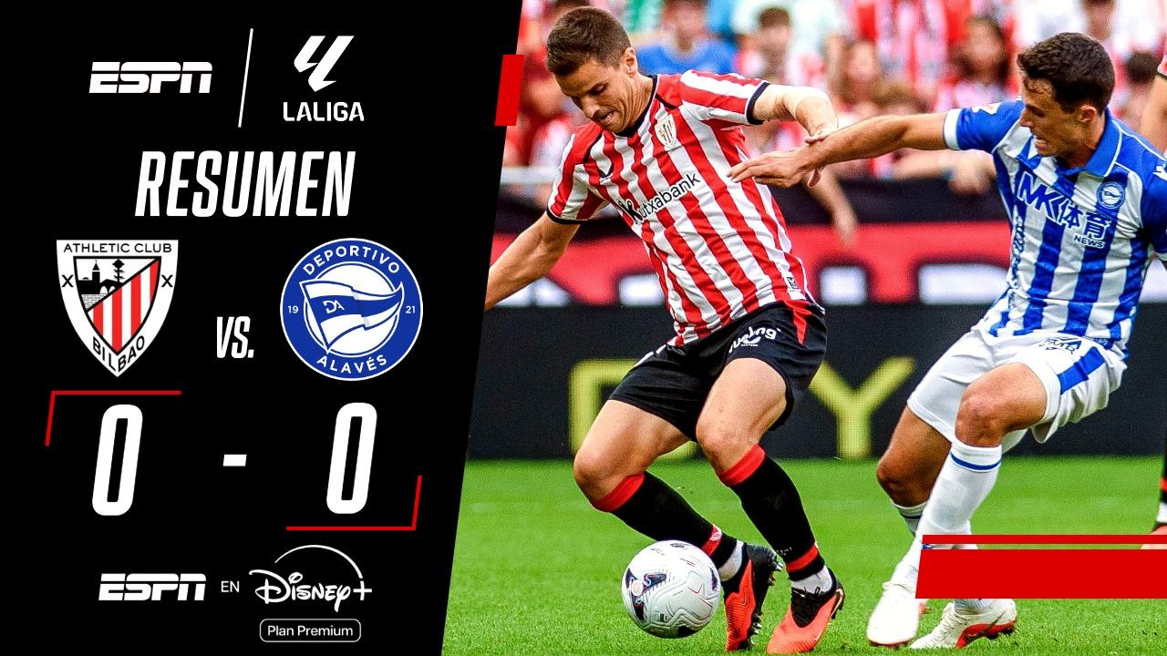 Athletic Bilbao y Alavés no se sacaron diferencias por la séptima fecha