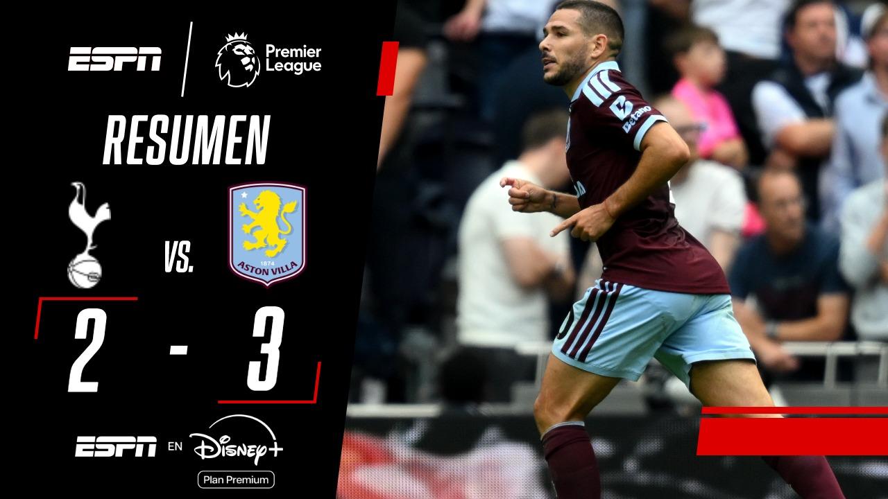 ¡Con un golazo de Buendía, Aston Villa le propinó otro golpazo al Tottenham Hotspur!