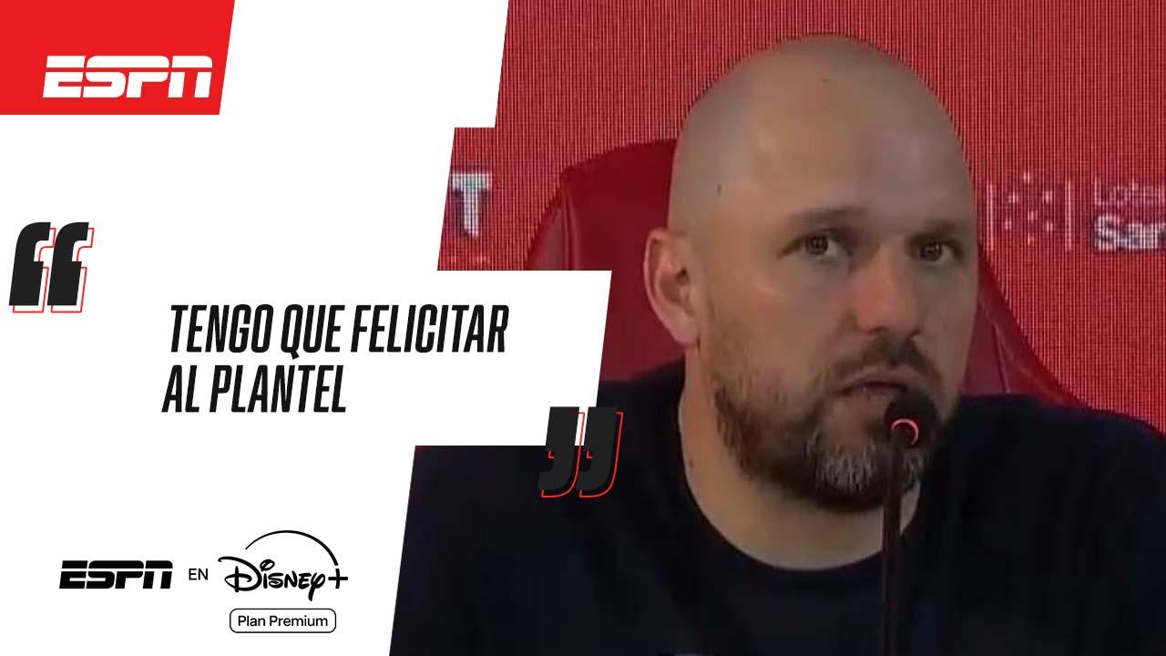 Viera: "Confirmamos un triunfo necesario para seguir pendientes arriba"