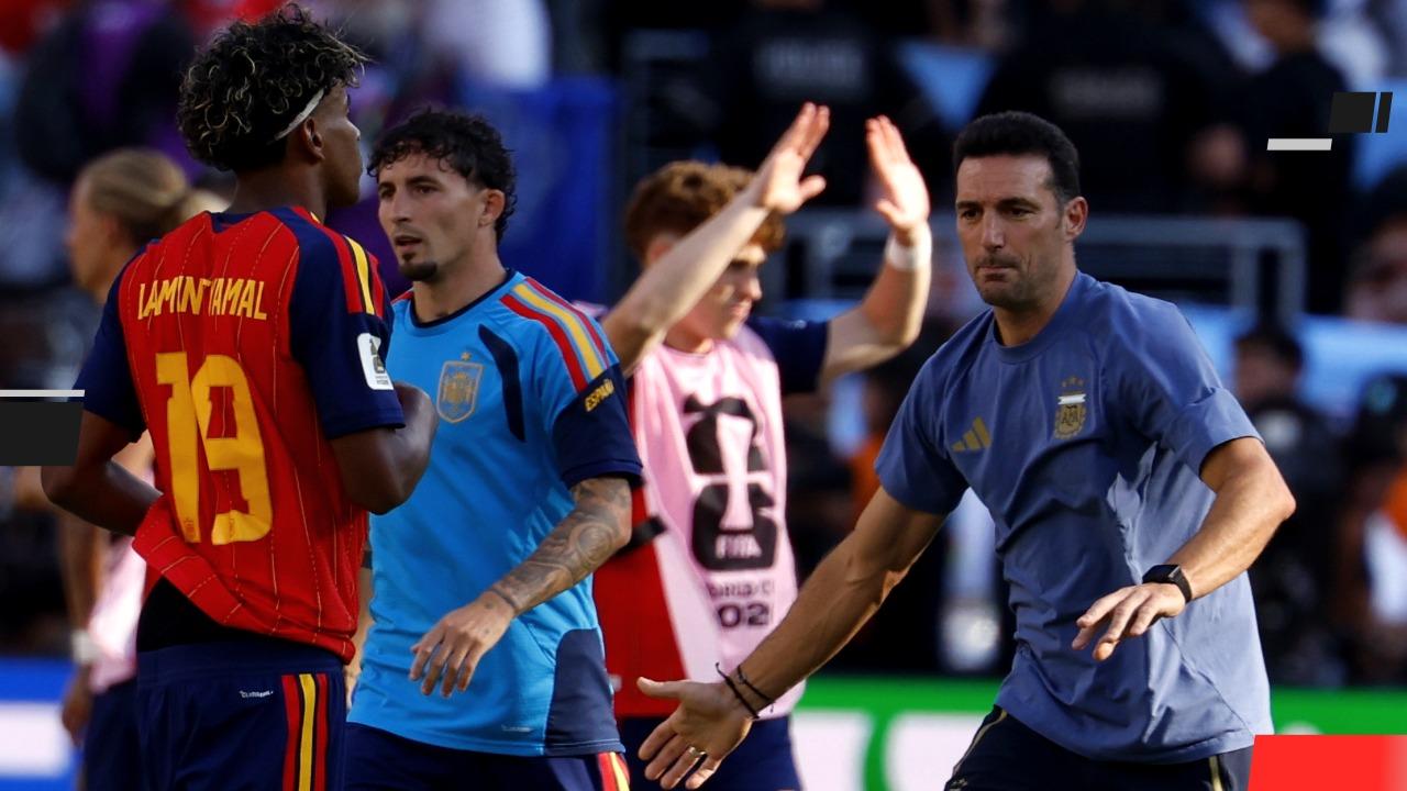 Scaloni: "España fue un justo vencedor"