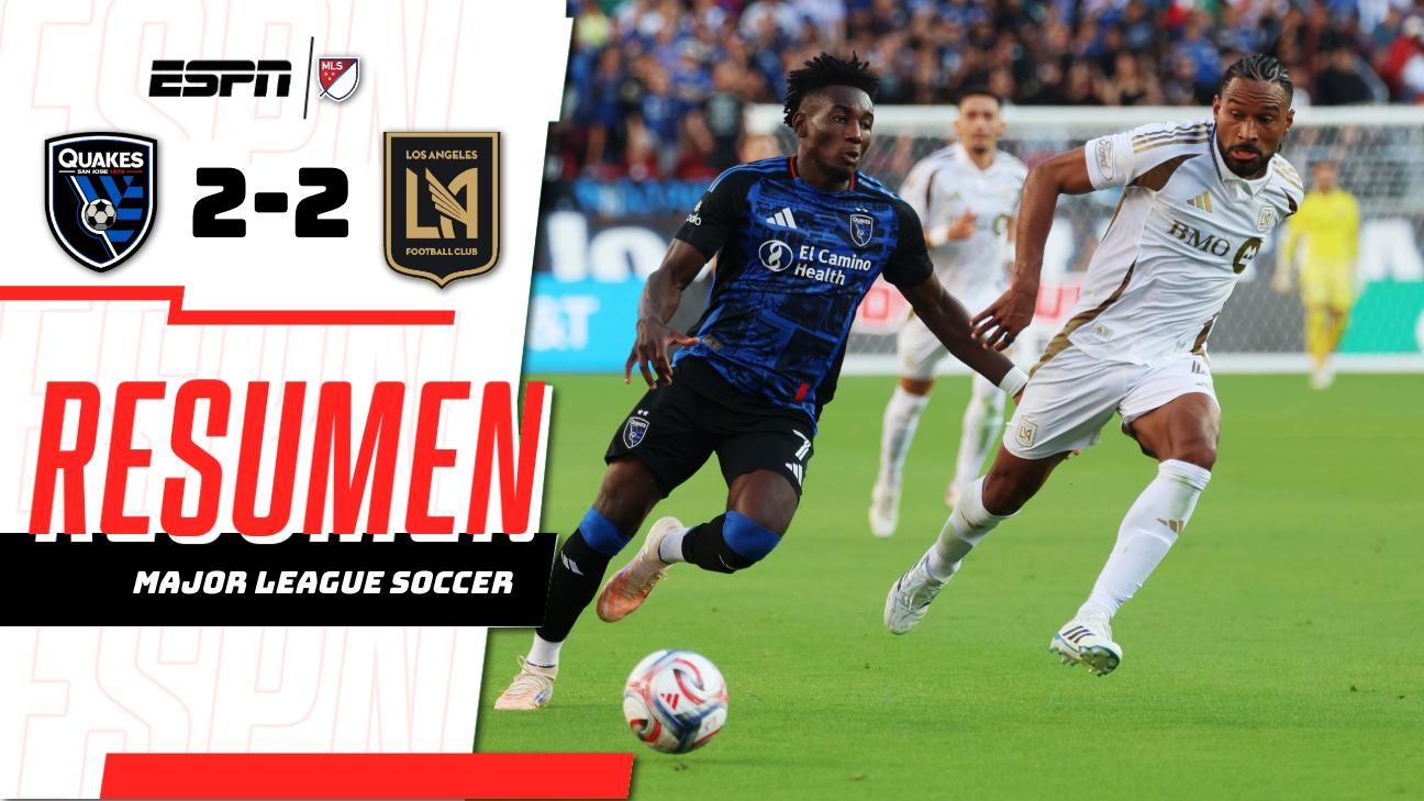 San José rescata un empate agónico ante LAFC